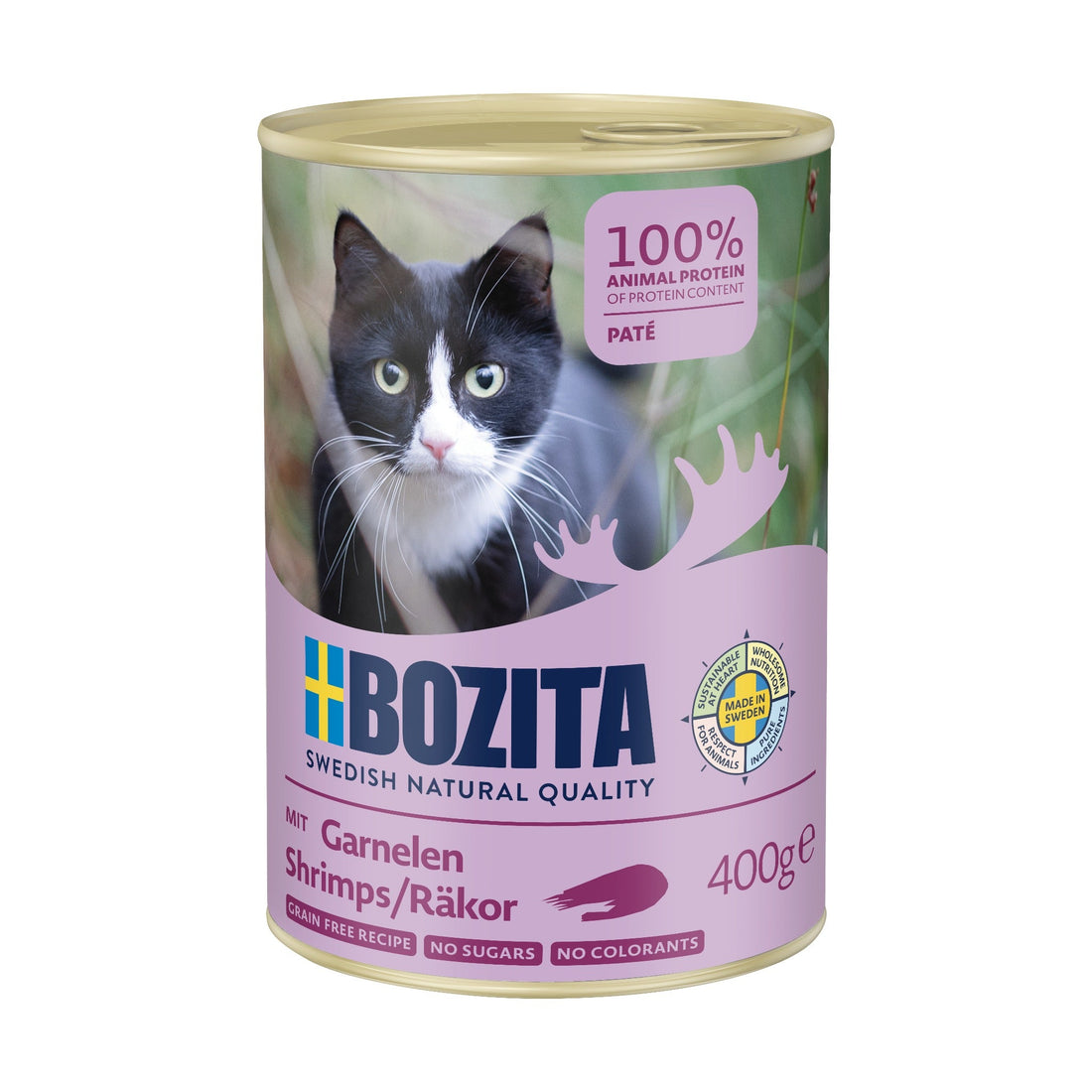 BOZITA Paté mit Garnelen, Katzen Nassfutter - Woofshack