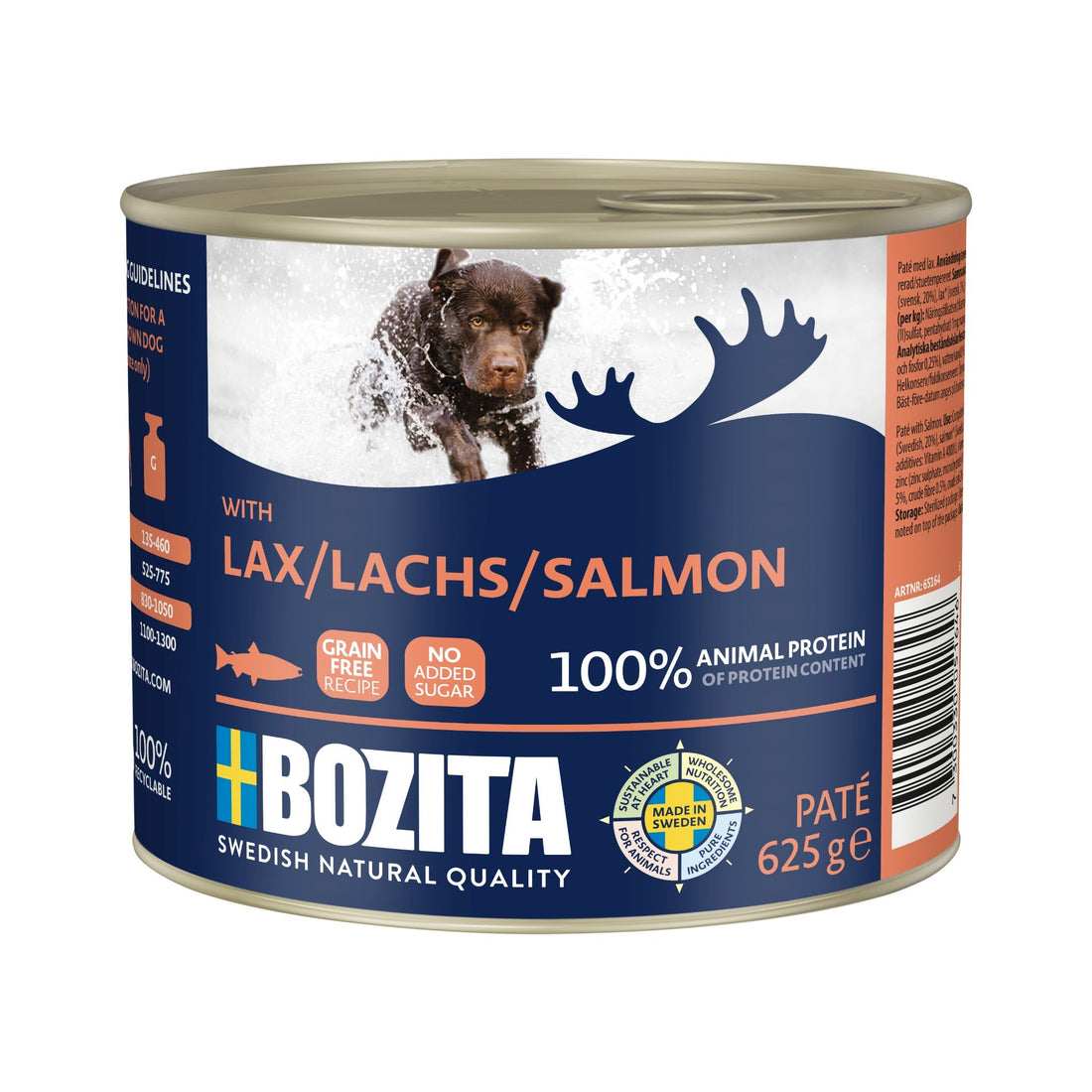 BOZITA Paté mit Lachs, Hunde Nassfutter - Woofshack