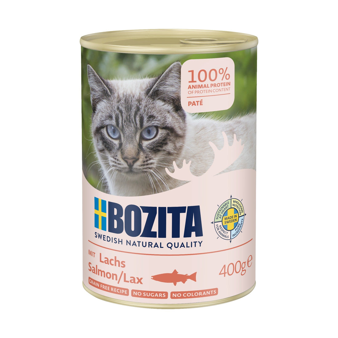 BOZITA Paté mit Lachs, Katzen Nassfutter - Woofshack