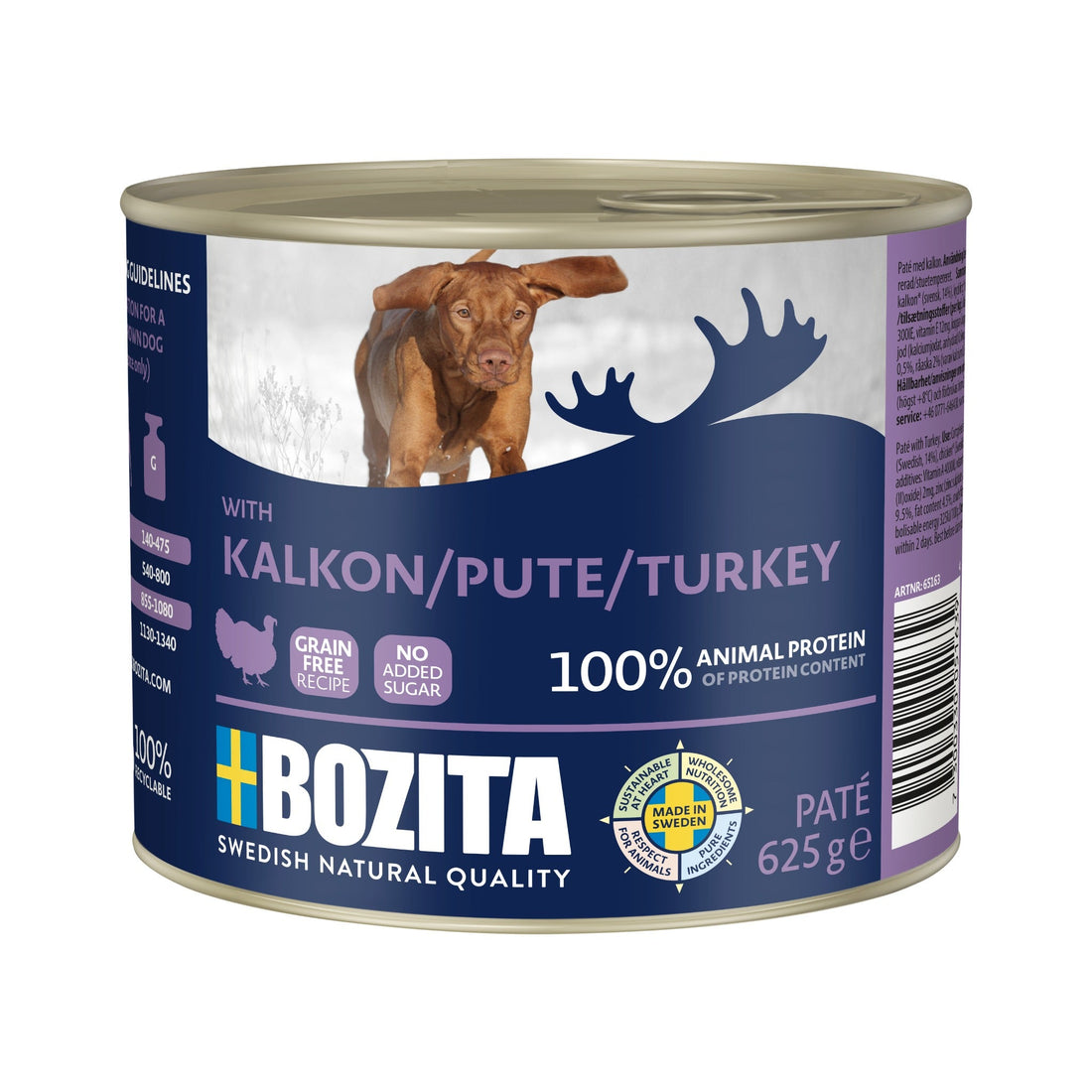 BOZITA Paté mit Pute, Hunde Nassfutter - Woofshack