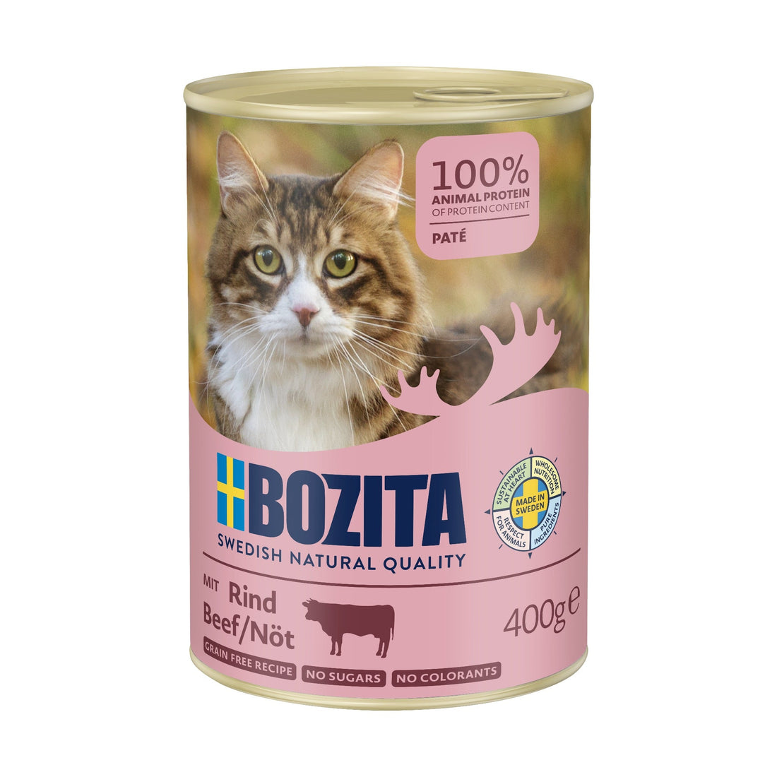 BOZITA Paté mit Rind, Katzen Nassfutter - Woofshack