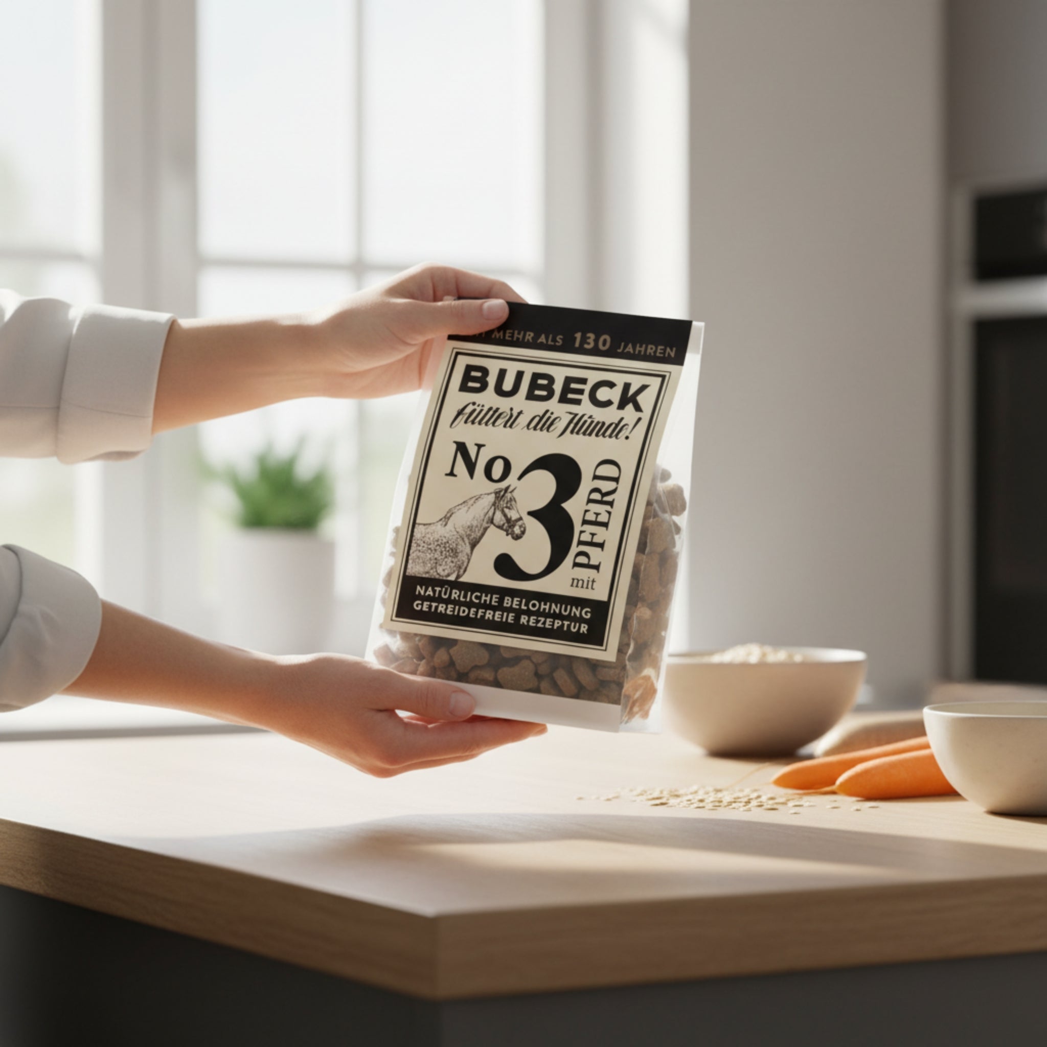 Bubeck No. 3 mit Pferdefleisch – Premium Hundesnack getreidefrei für Allergiker, sensible Hunde &amp; Futtermittelunverträglichkeiten - Woofshack
