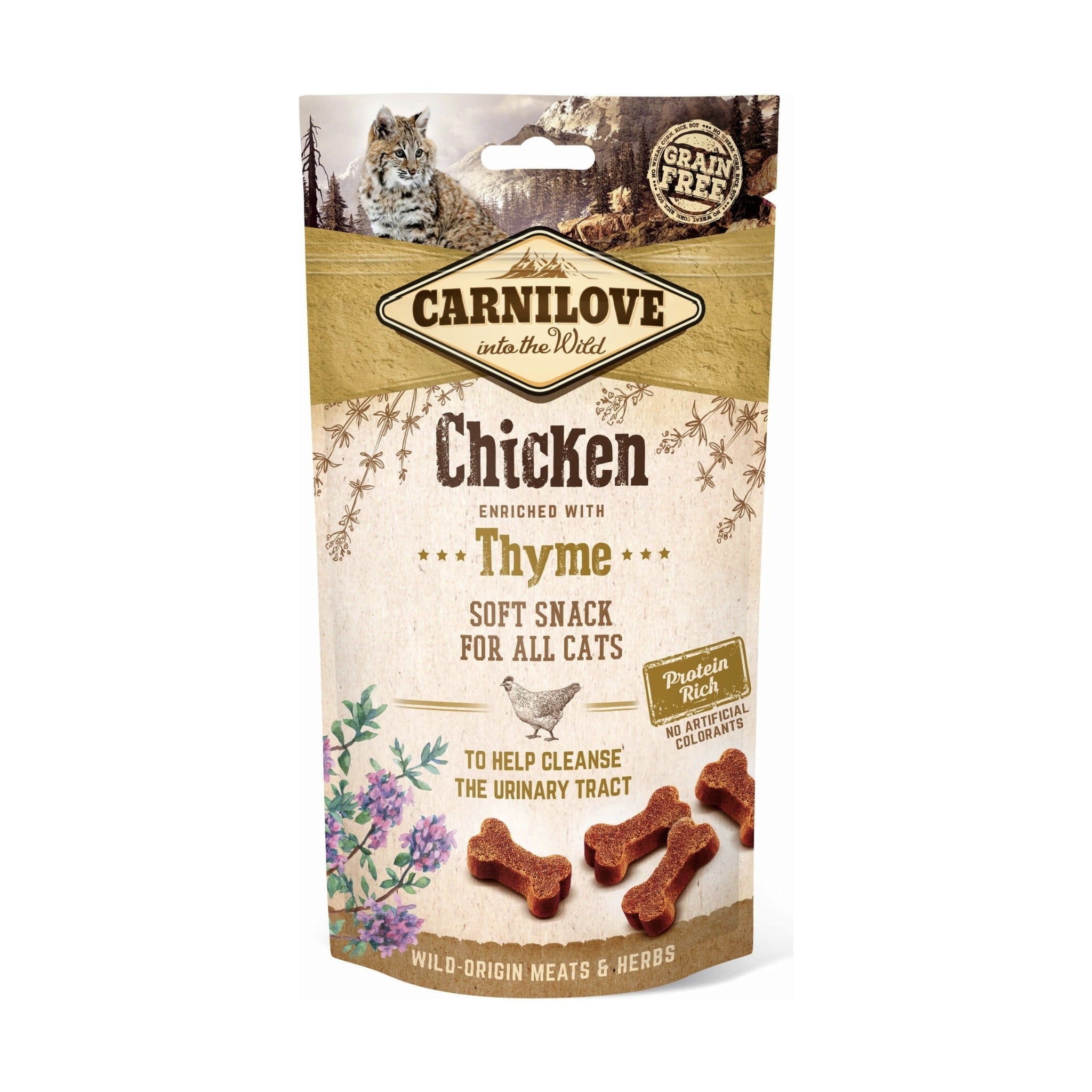 Carnilove Cat Soft Snack Chicken with Thyme, Katzensnack - Woofshack