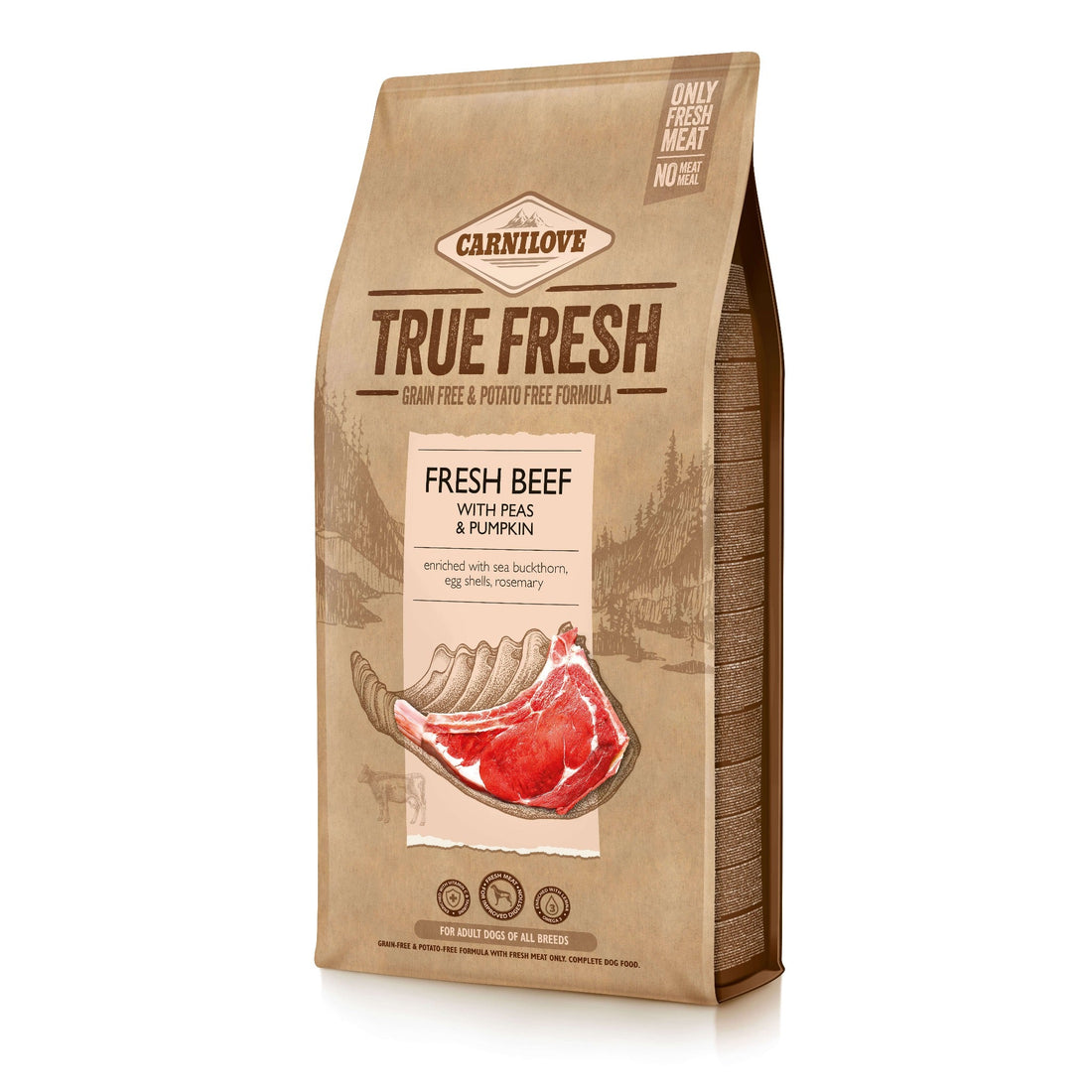 Carnilove Dog Adult True Fresh - Fresh Beef, Hunde Trockenfutter - Woofshack
