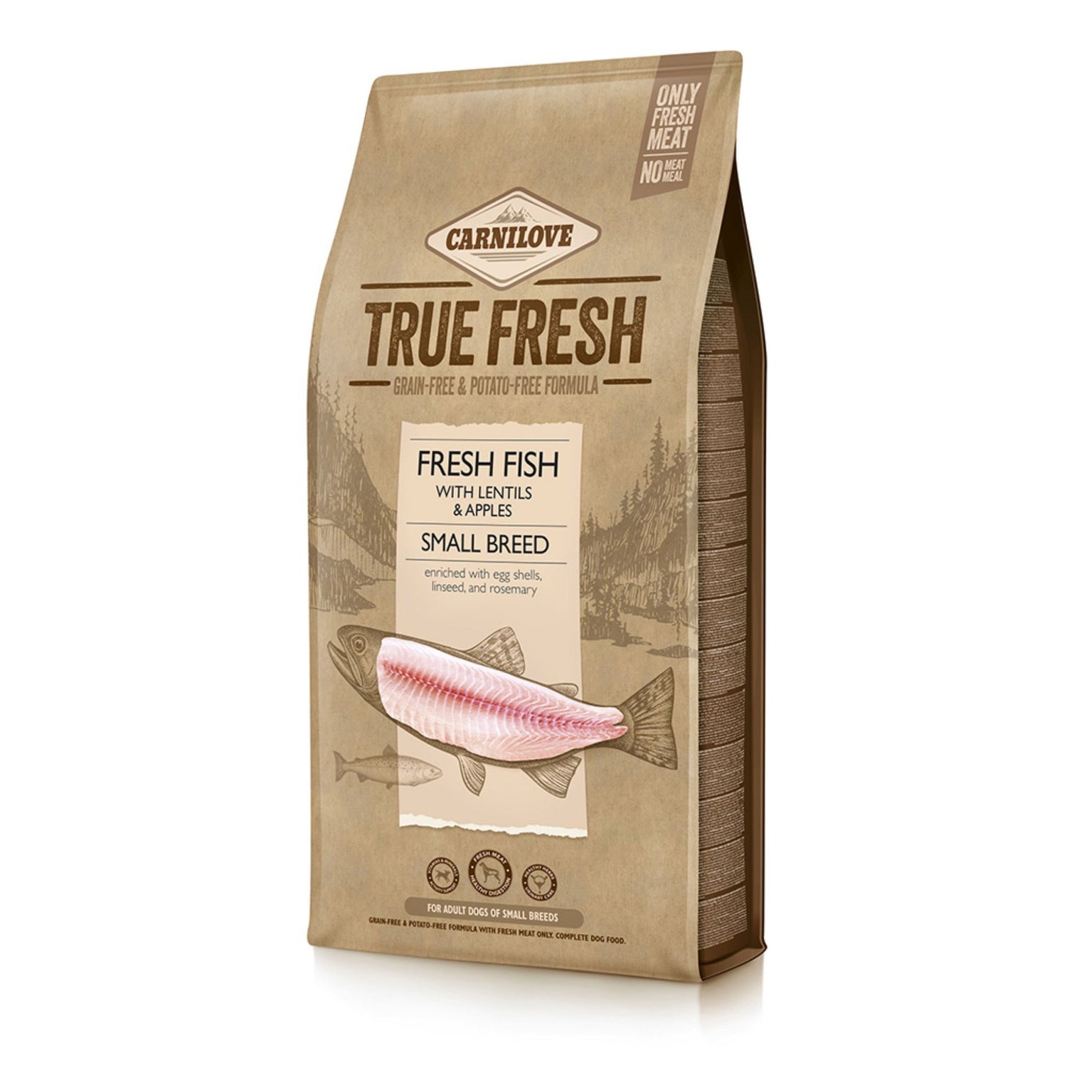 Carnilove Dog Adult True Fresh - Fresh Fish Small Breed, Hunde Trockenfutter - Woofshack