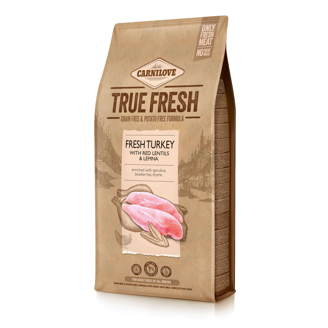 Carnilove Dog Adult True Fresh - Fresh Turkey, Hunde Trockenfutter - Woofshack