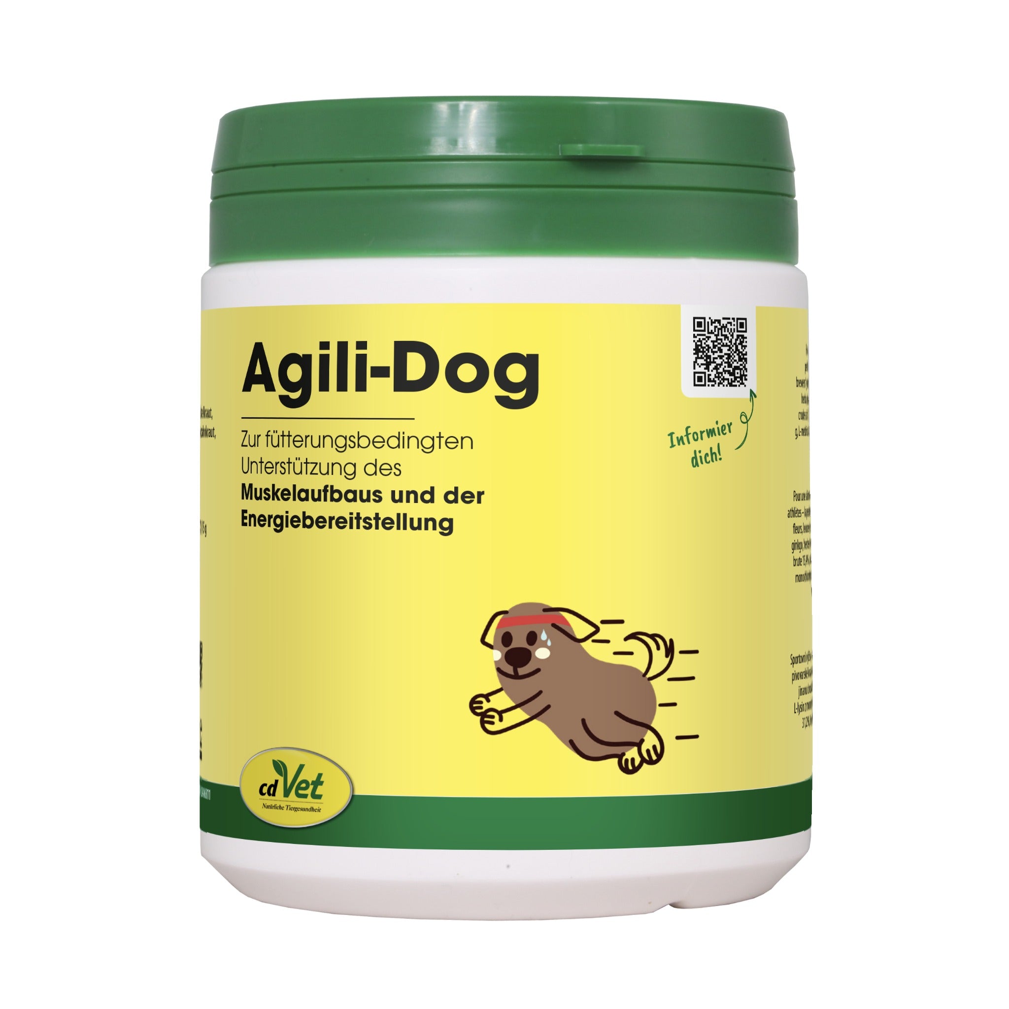 cdVet Agili-Dog – Natürliche Nahrungsergänzung für Beweglichkeit, Muskelaufbau und Vitalität bei Hunden