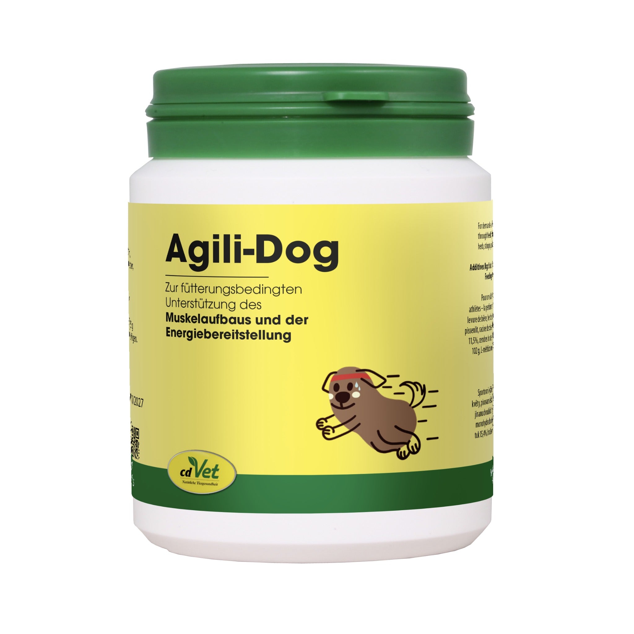 cdVet Agili-Dog – Natürliche Nahrungsergänzung für Beweglichkeit, Muskelaufbau und Vitalität bei Hunden