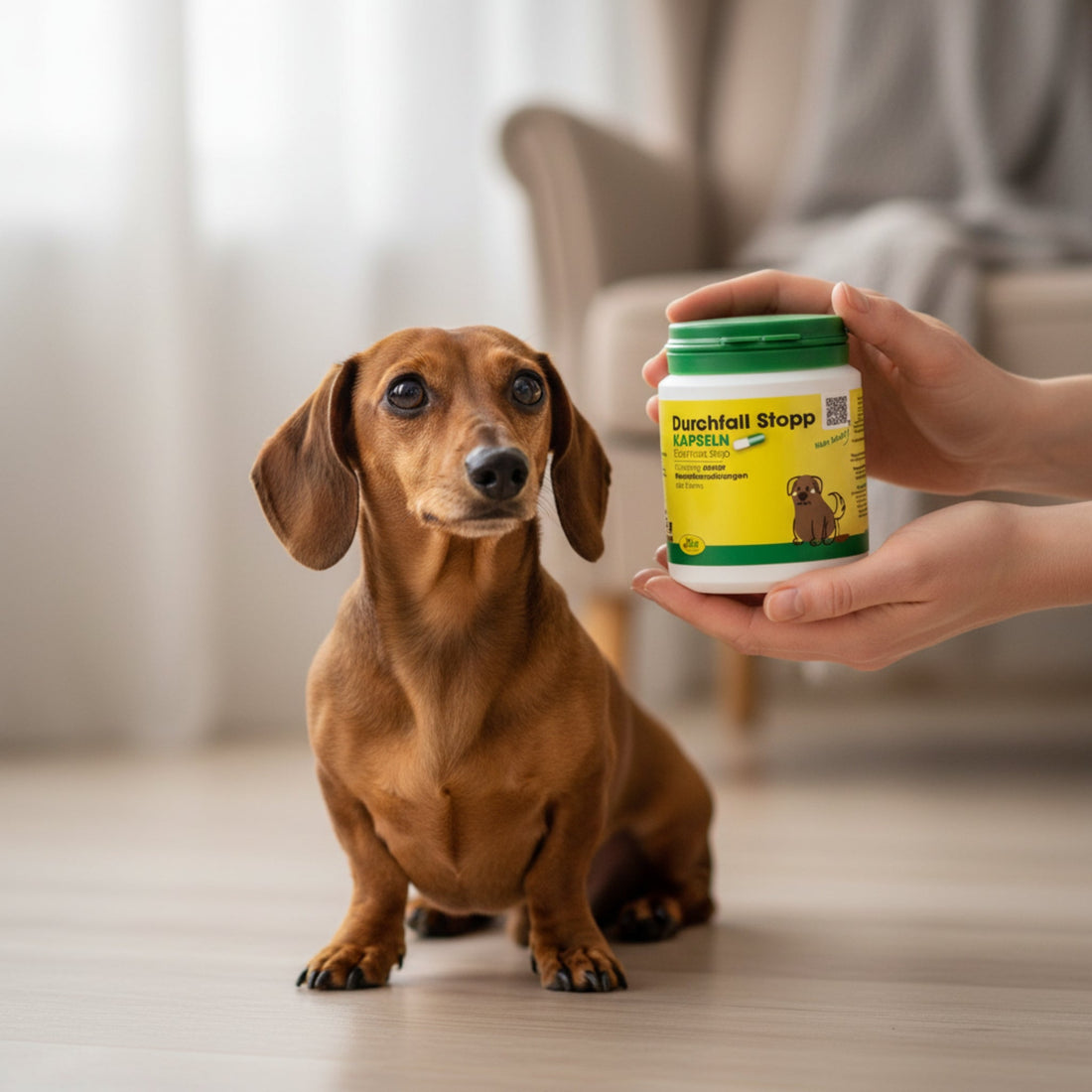 cdVet Durchfall Stopp – Natürliche Soforthilfe bei Durchfall für Hunde &amp; Katzen | Stabilisiert die Darmflora schnell &amp; sanft - Woofshack