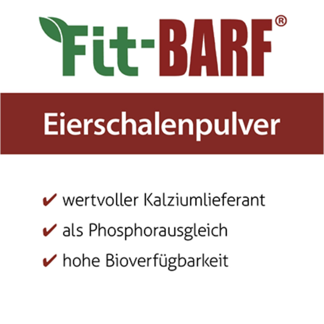cdVet Fit-BARF Eierschalenpulver für Hunde - Woofshack