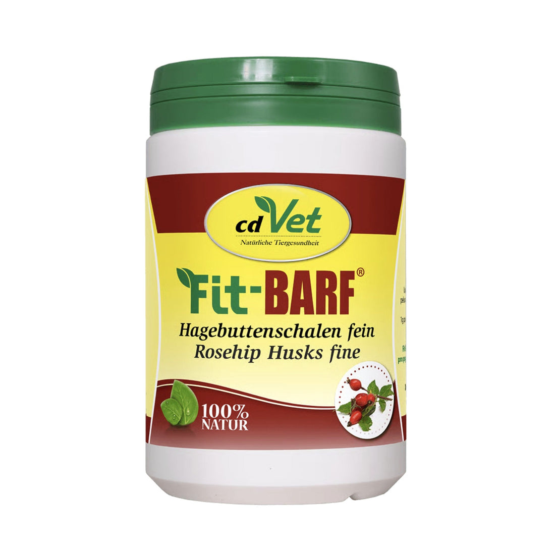 cdVet Fit - BARF Hagebuttenschalen fein für Hunde - Woofshack