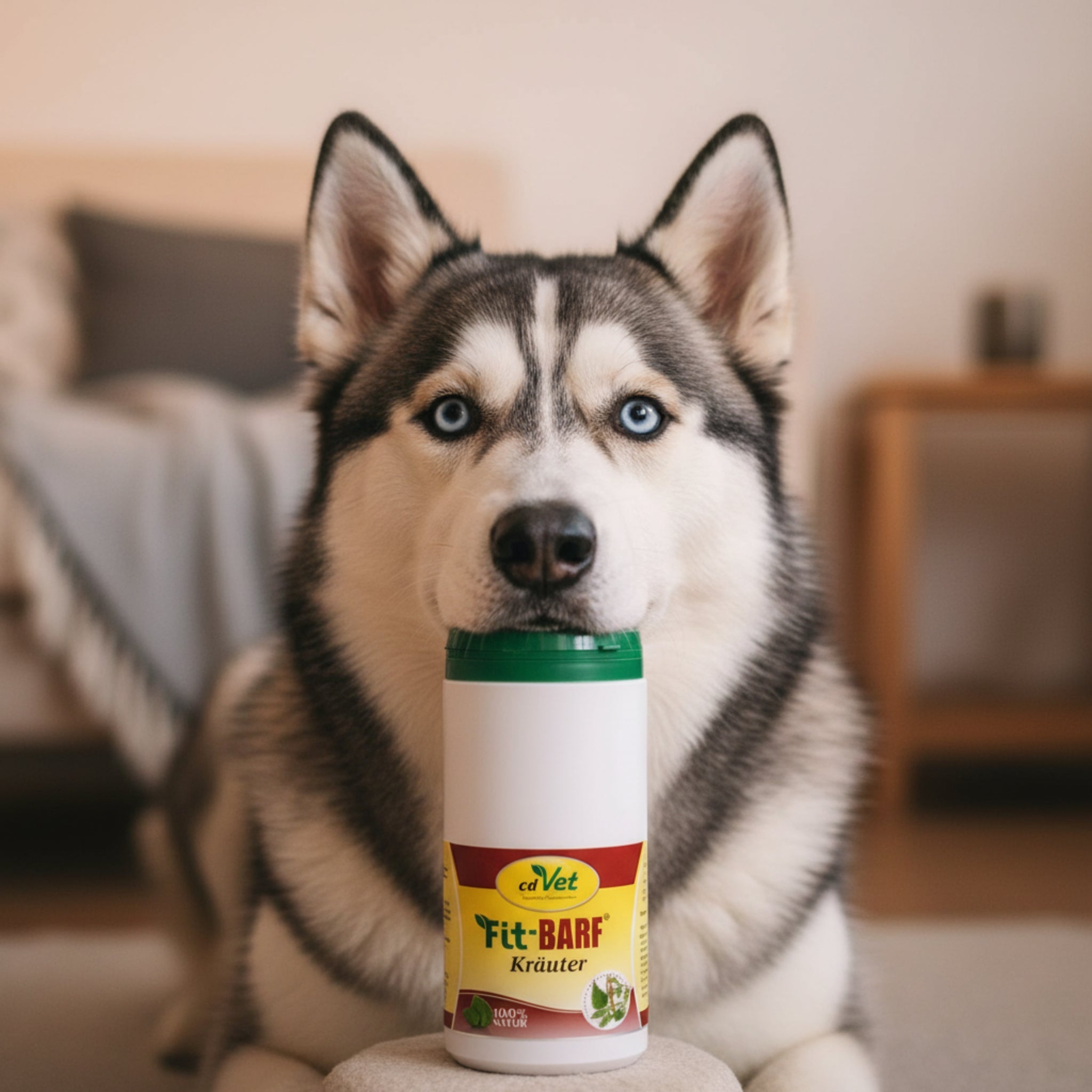 cdVet Fit - BARF Kräuter – Natürliche Kräutermischung für eine ausgewogene &amp; nährstoffreiche Rohfütterung von Hund &amp; Katze - Woofshack