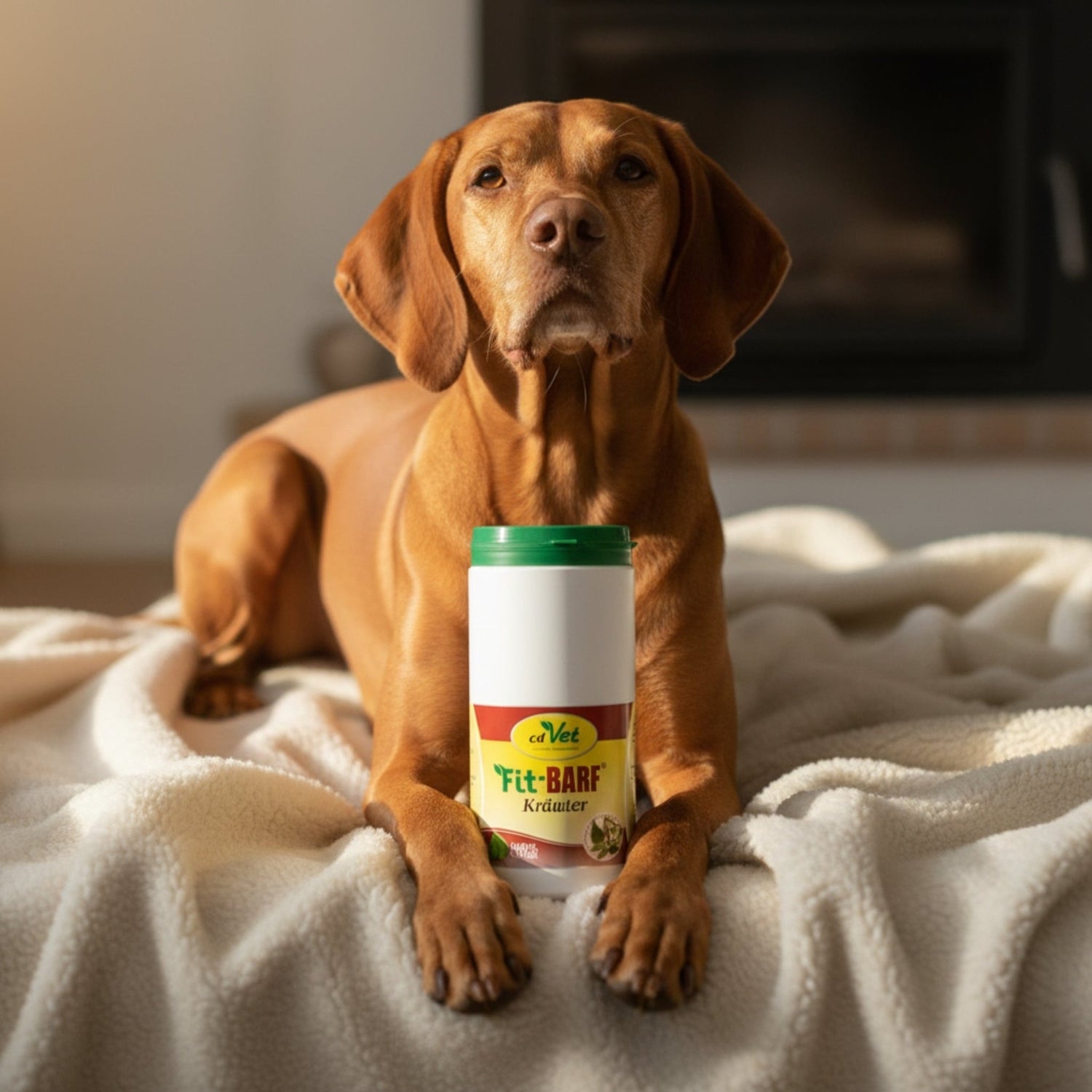 cdVet Fit - BARF Kräuter – Natürliche Kräutermischung für eine ausgewogene &amp; nährstoffreiche Rohfütterung von Hund &amp; Katze - Woofshack