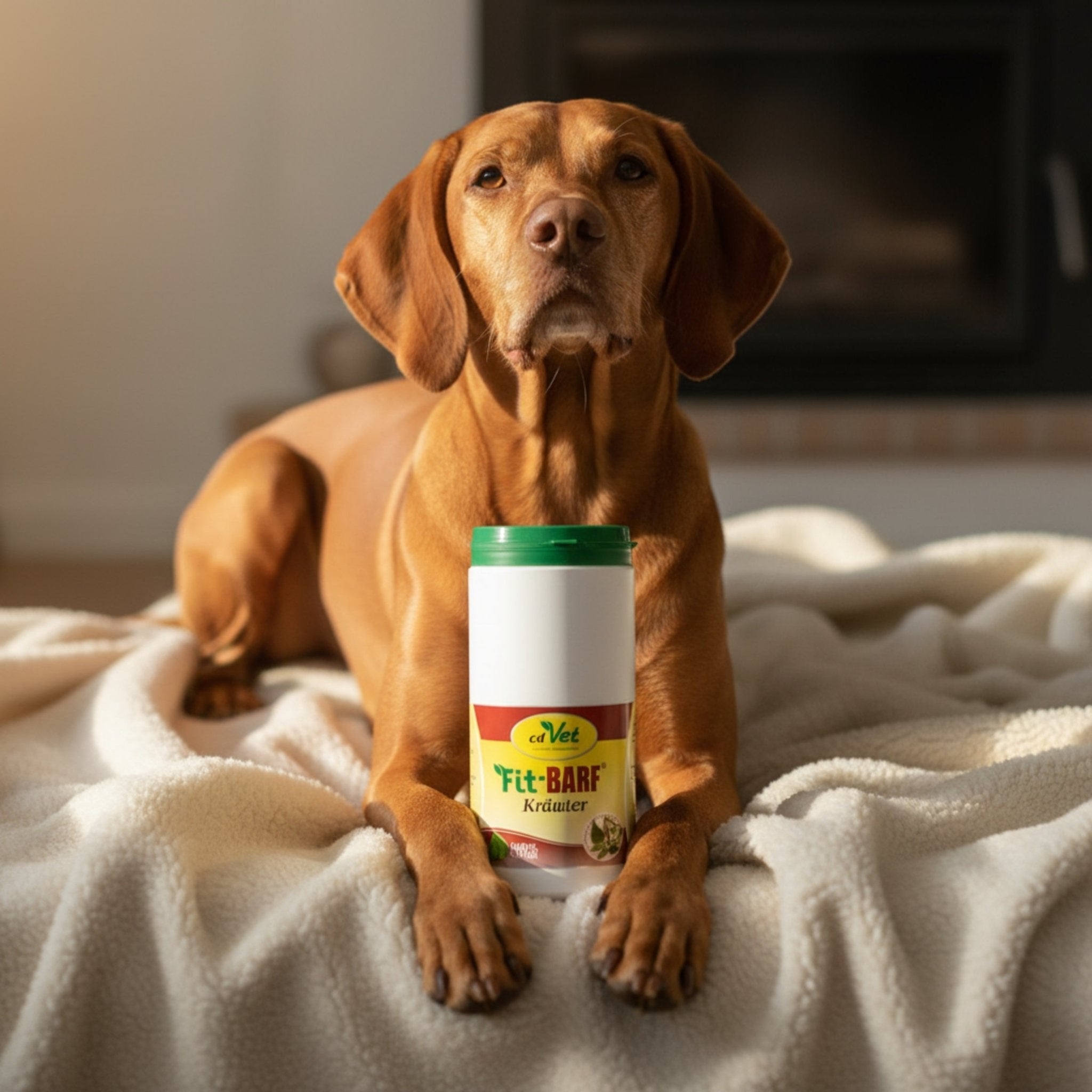 cdVet Fit - BARF Kräuter – Natürliche Kräutermischung für eine ausgewogene &amp; nährstoffreiche Rohfütterung von Hund &amp; Katze - Woofshack