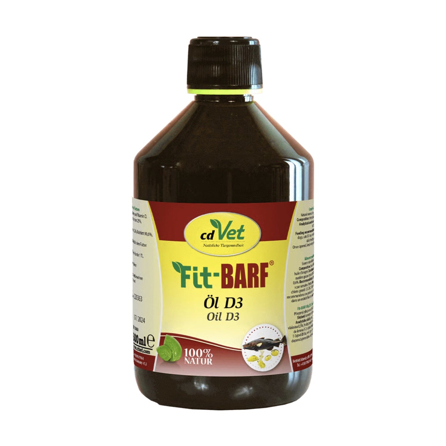 cdVet Fit - BARF Öl D3 - Woofshack