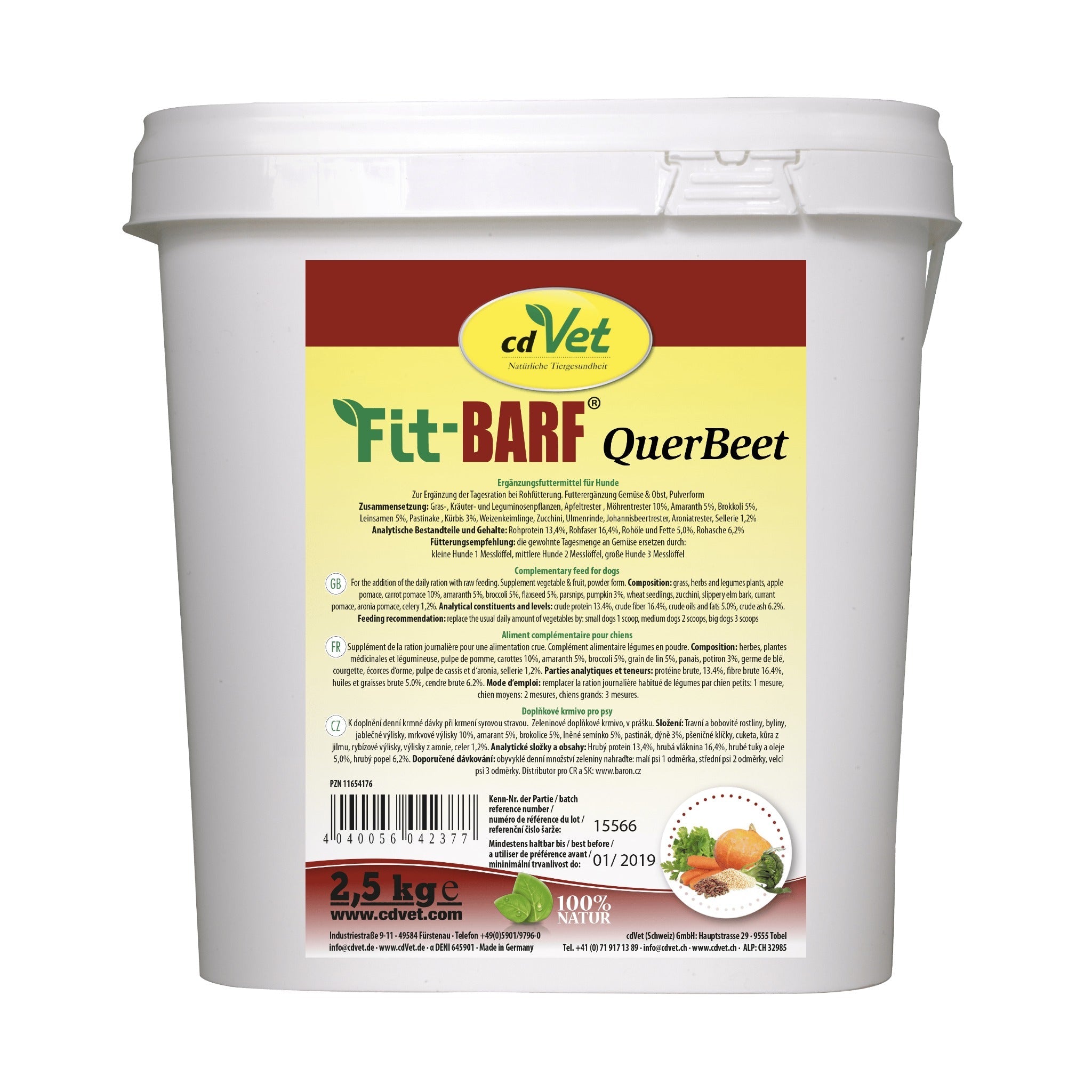 cdVet Fit - BARF QuerBeet für Hunde - Woofshack