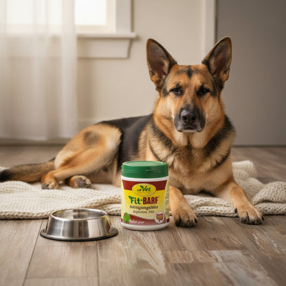cdVet Fit - BARF SättigungsMix – Die natürliche Sattmacher - Beilage für gesundes, artgerechtes BARFen – Optimale Nährstoffversorgung &amp; ausgeglichene Verdauung für deinen Hund - Woofshack