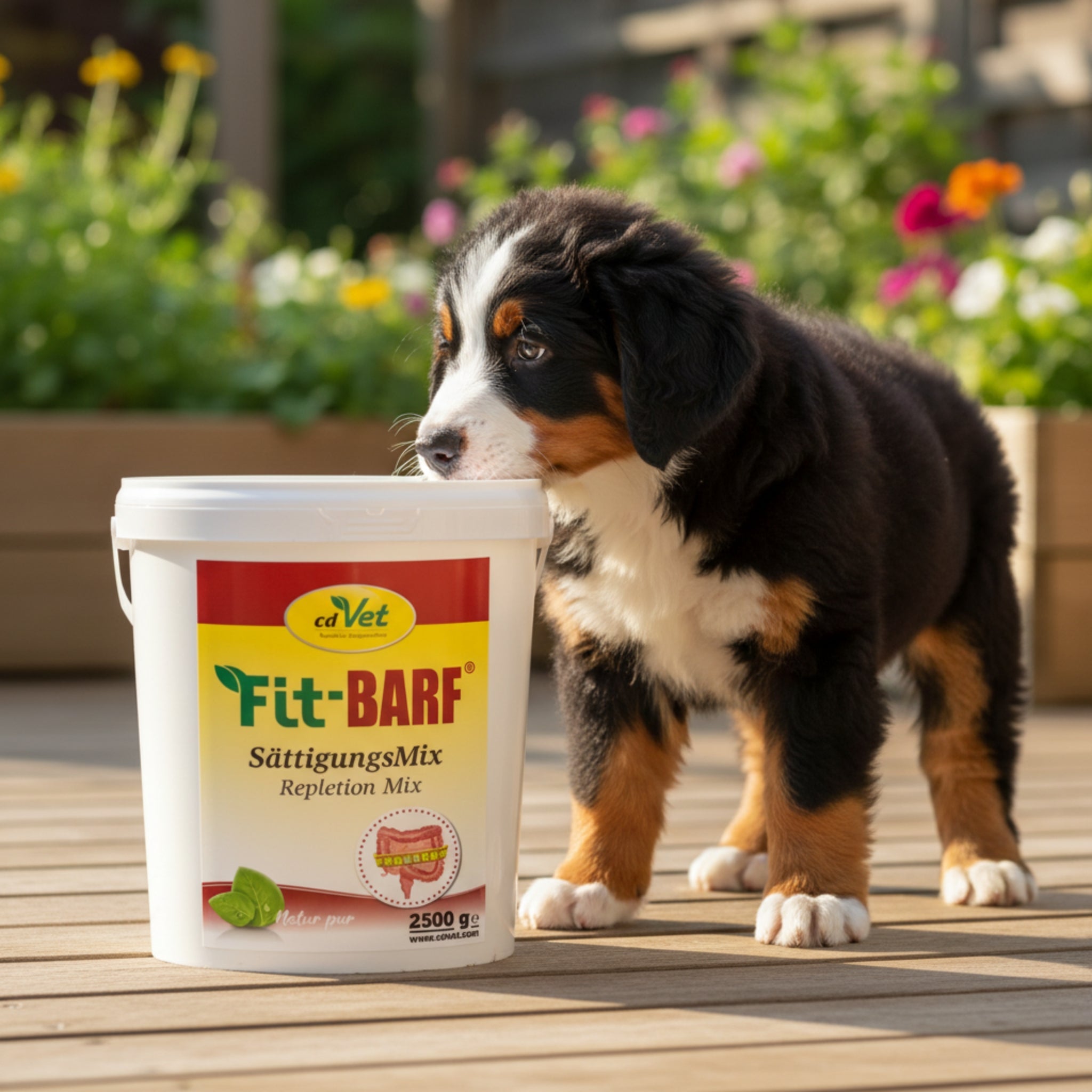 cdVet Fit - BARF SättigungsMix – Die natürliche Sattmacher - Beilage für gesundes, artgerechtes BARFen – Optimale Nährstoffversorgung &amp; ausgeglichene Verdauung für deinen Hund - Woofshack