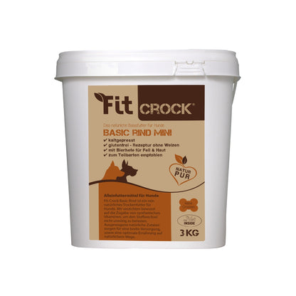 cdVet Fit-Crock Basic Rind Mini - Kaltgepresst - Woofshack