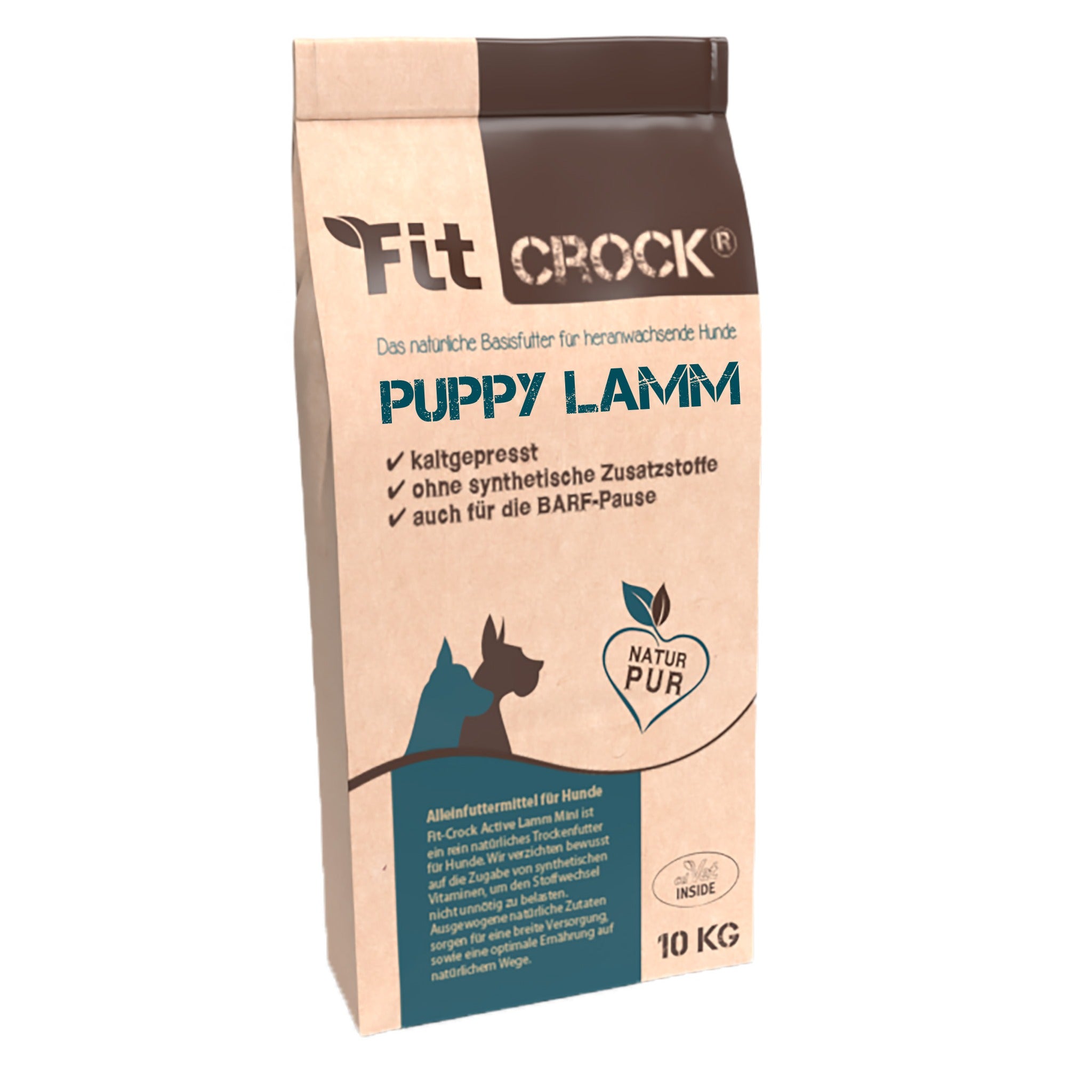 cdVet Fit-Crock Puppy Lamm – Kaltgepresstes Welpenfutter für optimales Wachstum &amp; gesunde Entwicklung
