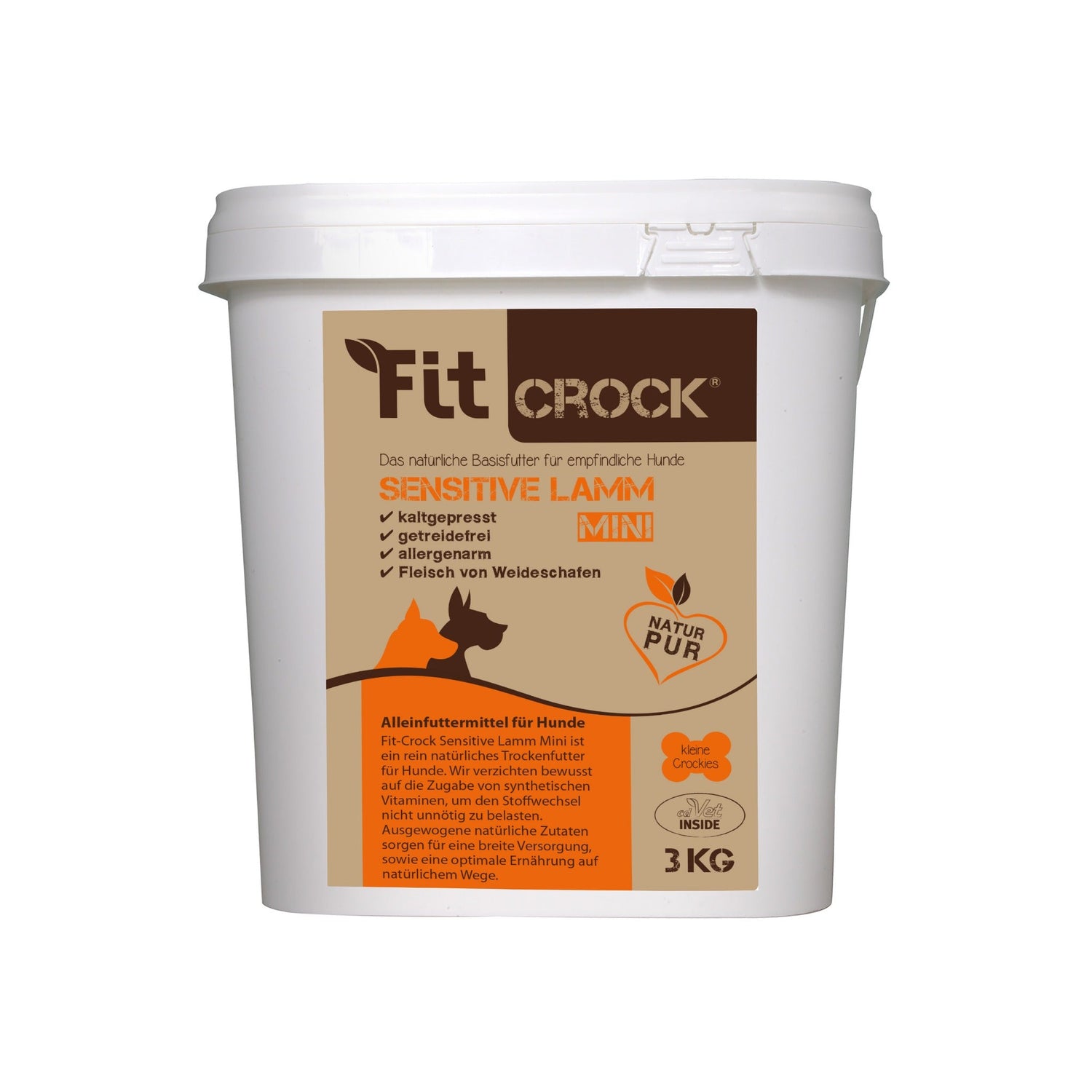 cdVet Fit-Crock Sensitive Lamm Mini - Kaltgepresst - Woofshack