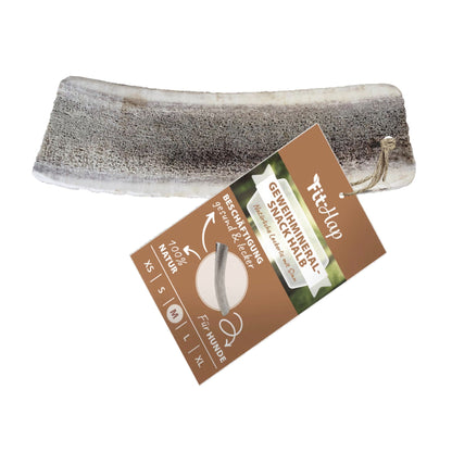 cdVet Fit - Hap Geweihmineral - Snack halb für Hunde - Woofshack
