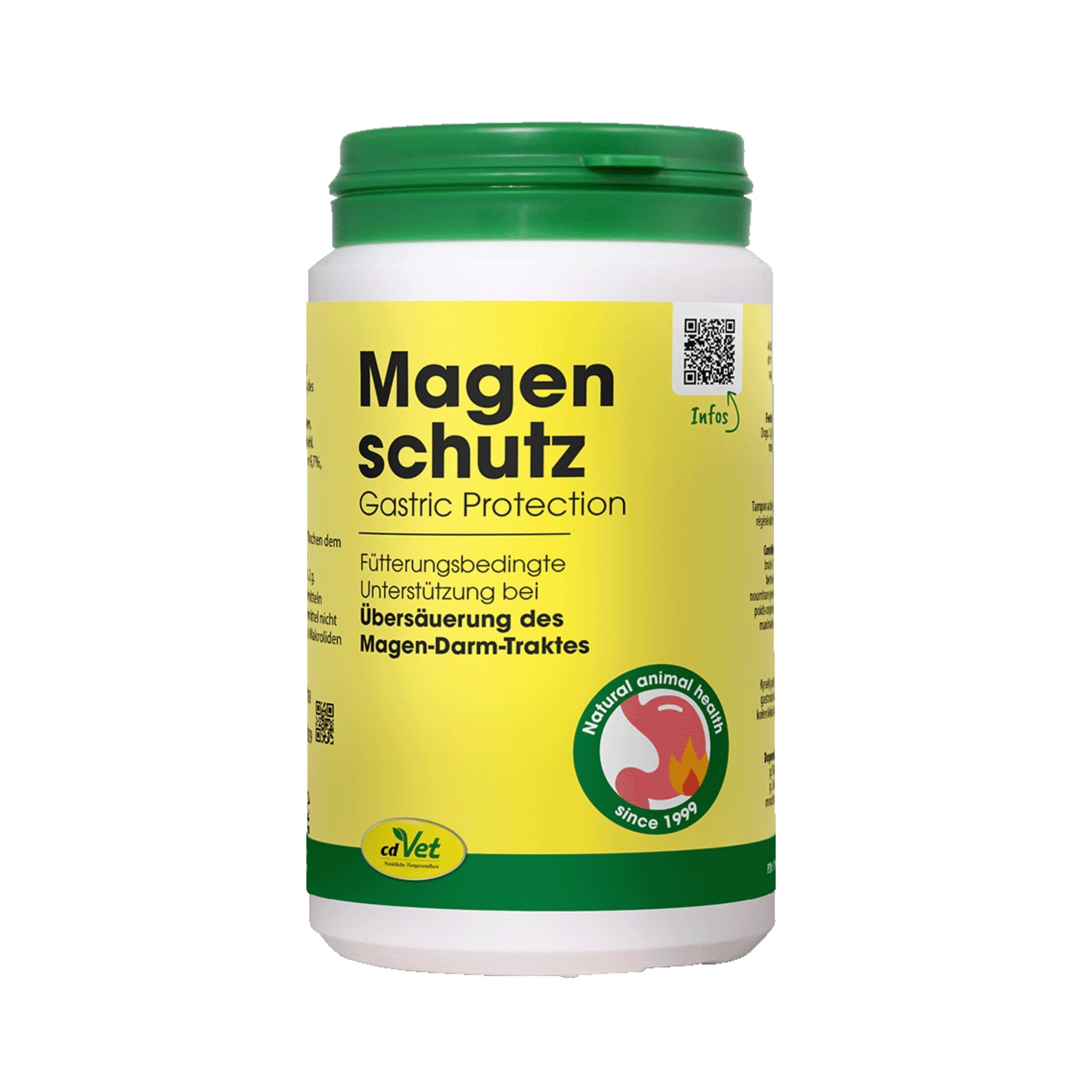 cdVet Magenschutz für Hunde &amp; Katzen – Natürliche Premium Ergänzung für gesunde Verdauung, Magenschleimhaut &amp; Darmflora bei empfindlichem Magen - Woofshack