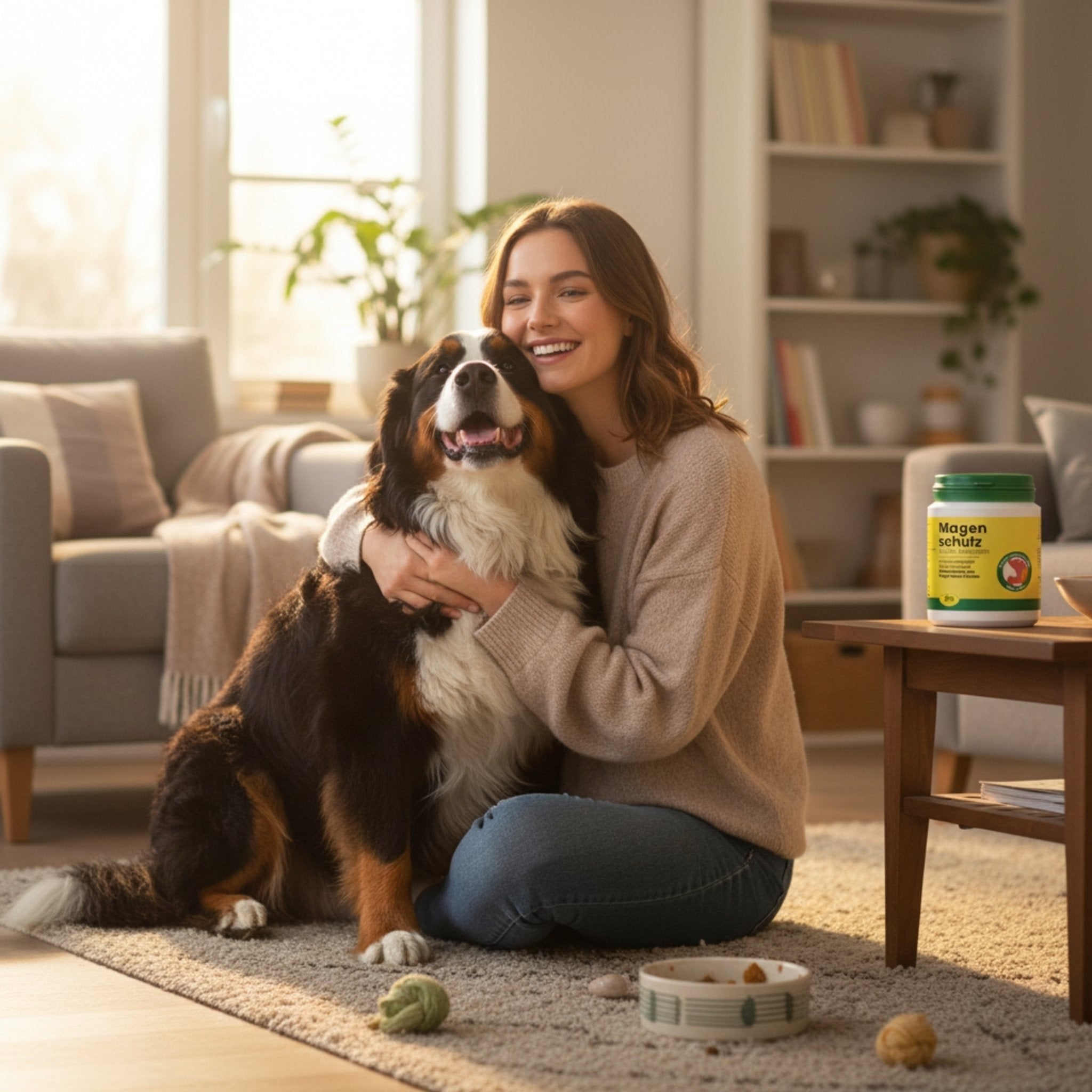 cdVet Magenschutz für Hunde &amp; Katzen – Natürliche Premium Ergänzung für gesunde Verdauung, Magenschleimhaut &amp; Darmflora bei empfindlichem Magen - Woofshack
