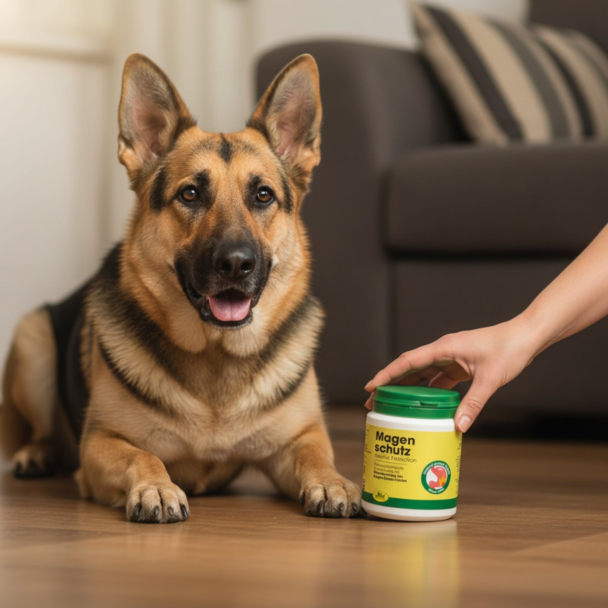 cdVet Magenschutz für Hunde &amp; Katzen – Natürliche Premium Ergänzung für gesunde Verdauung, Magenschleimhaut &amp; Darmflora bei empfindlichem Magen - Woofshack