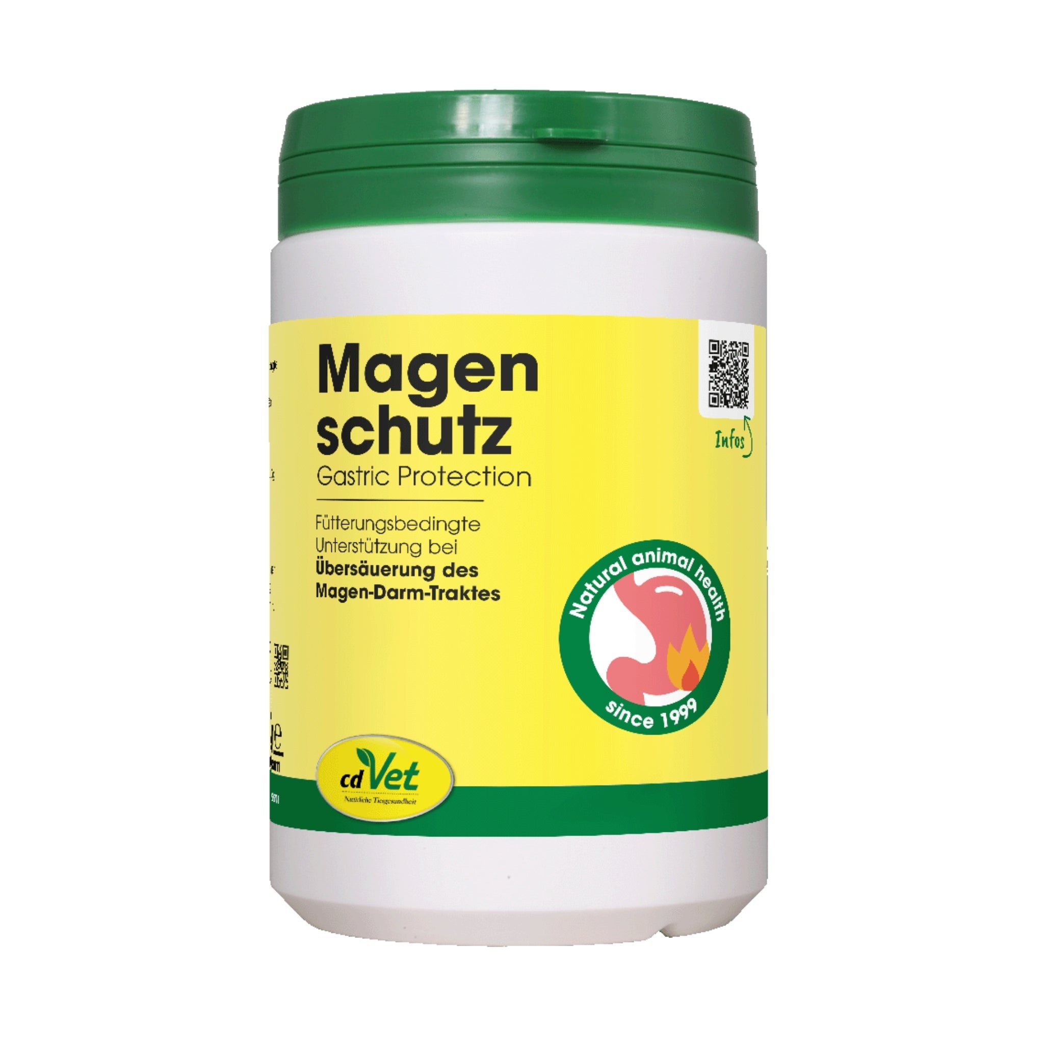 cdVet Magenschutz für Hunde &amp; Katzen – Natürliche Premium Ergänzung für gesunde Verdauung, Magenschleimhaut &amp; Darmflora bei empfindlichem Magen - Woofshack
