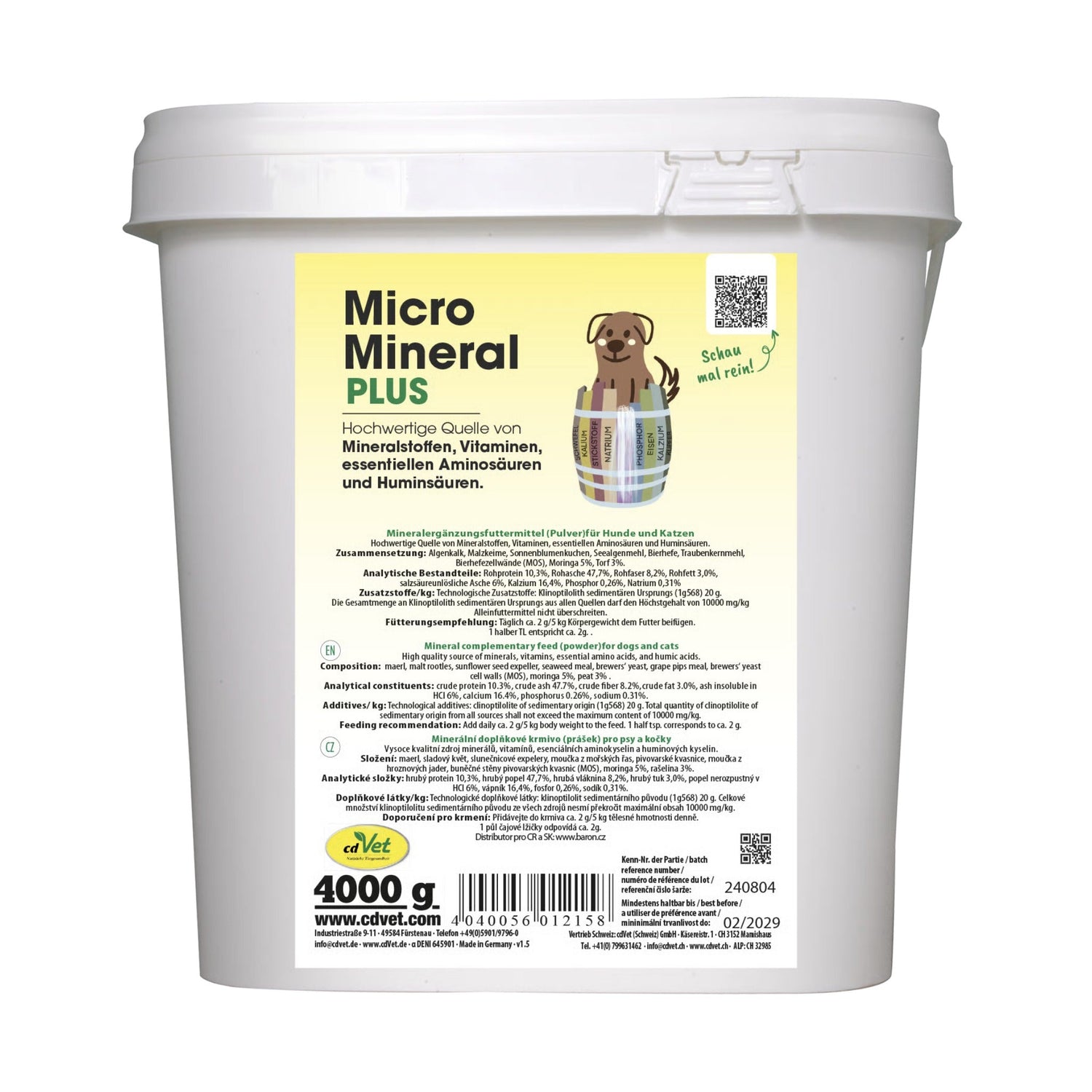 cdVet MicroMineral plus für Hunde - Woofshack