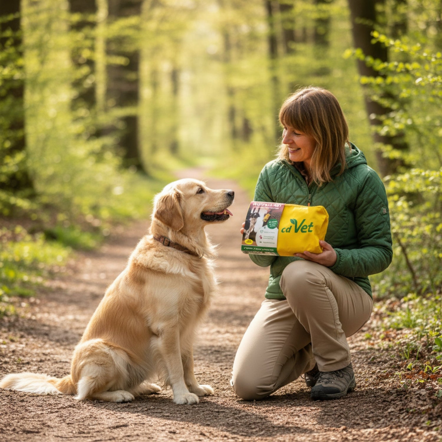 cdVet Notfall - Set für unterwegs – Erste Hilfe für Hunde bei Durchfall, Wunden, Magenproblemen &amp; Augenpflege - Woofshack