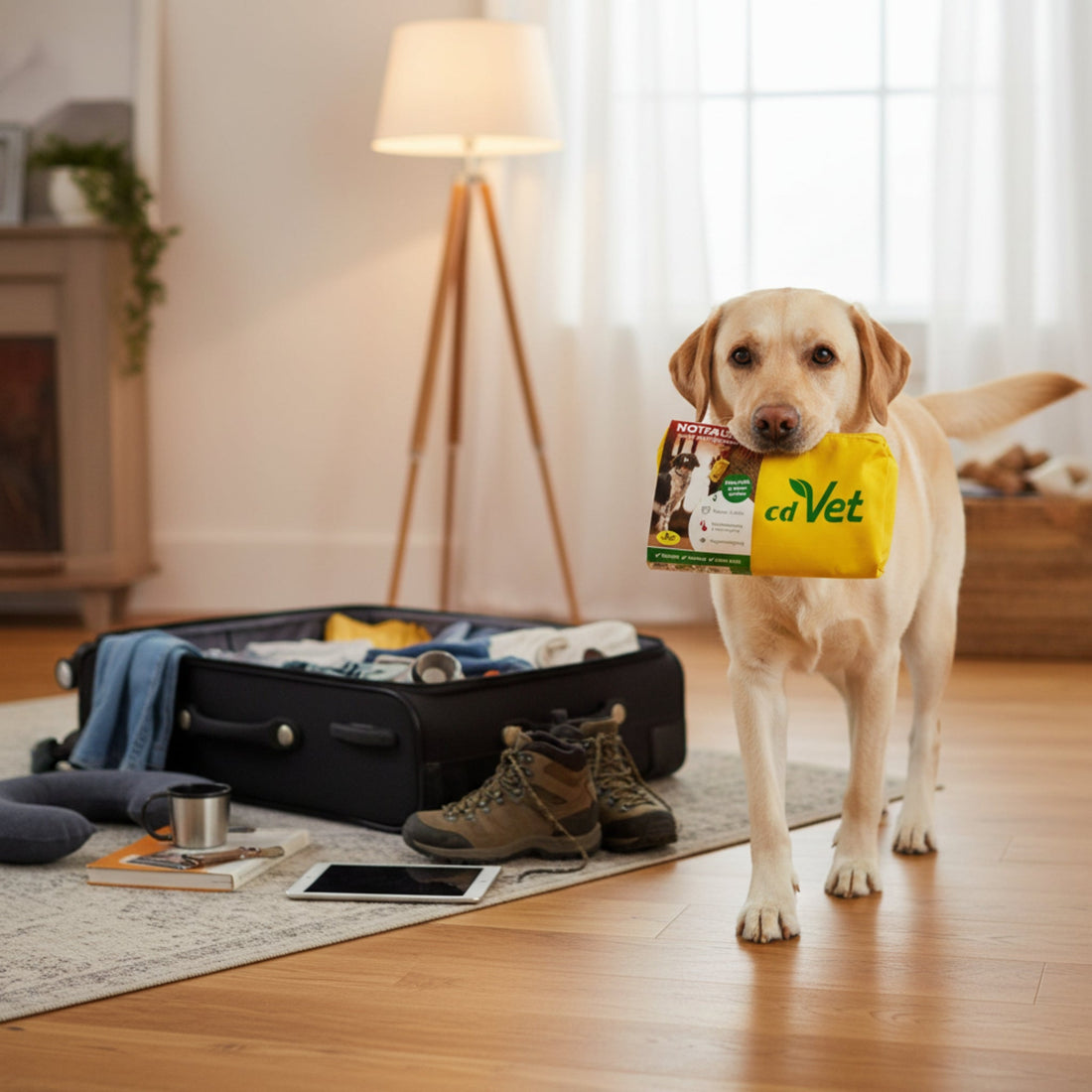 cdVet Notfall - Set für unterwegs – Erste Hilfe für Hunde bei Durchfall, Wunden, Magenproblemen &amp; Augenpflege - Woofshack