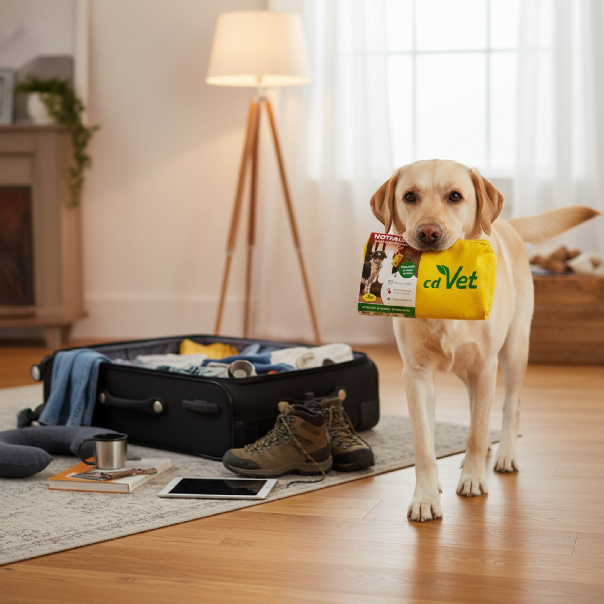 cdVet Notfall - Set für unterwegs – Erste Hilfe für Hunde bei Durchfall, Wunden, Magenproblemen &amp; Augenpflege - Woofshack