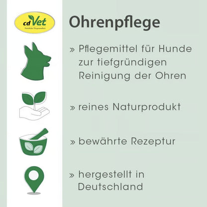 cdVet Ohrenpflege für Hunde - Woofshack