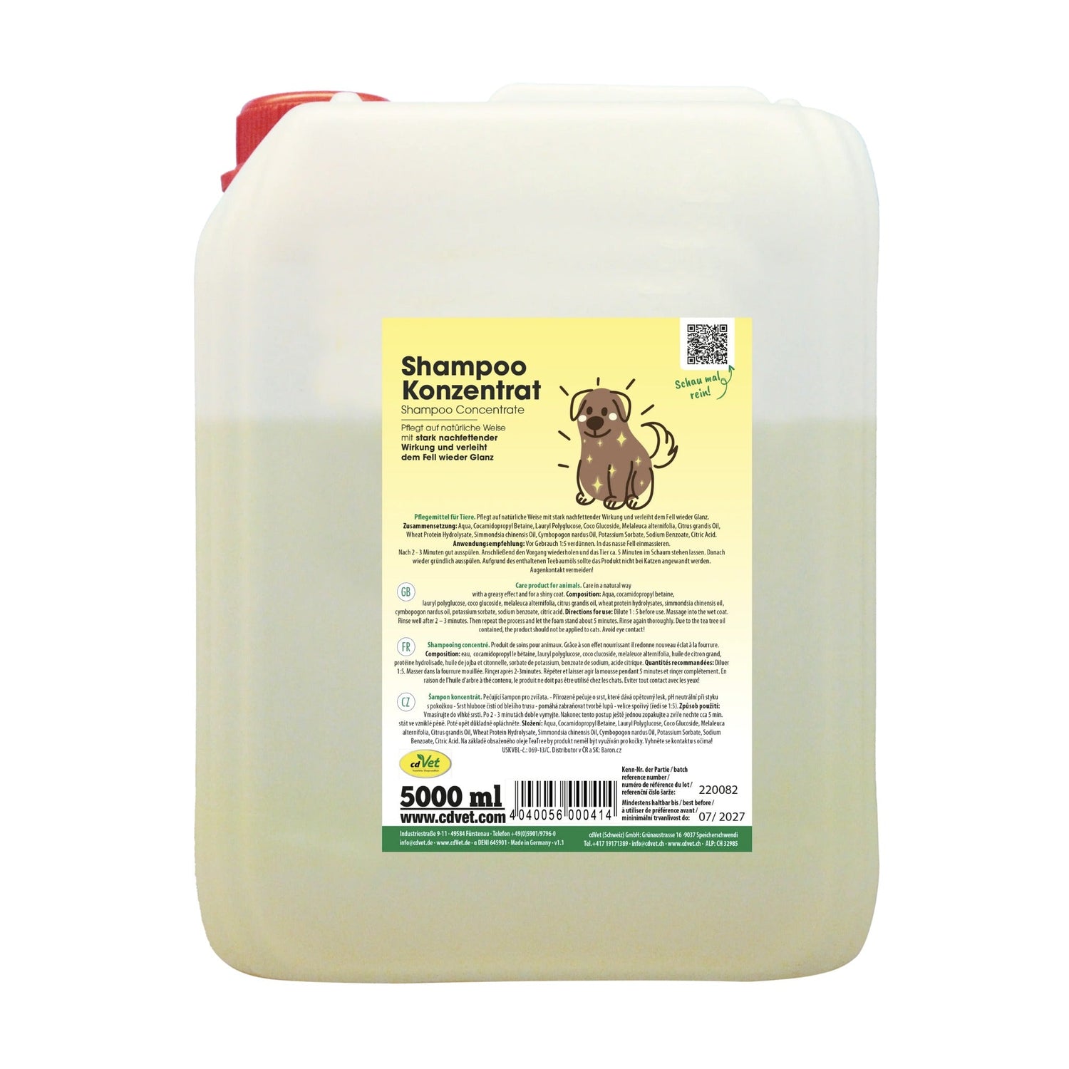 cdVet Shampoo Konzentrat - Woofshack