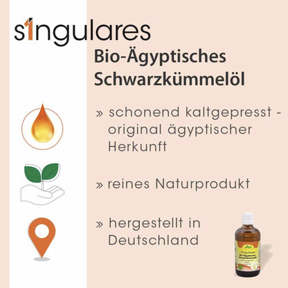 cdVet Singulares Ägyptisches Bio - Schwarzkümmelöl - Woofshack