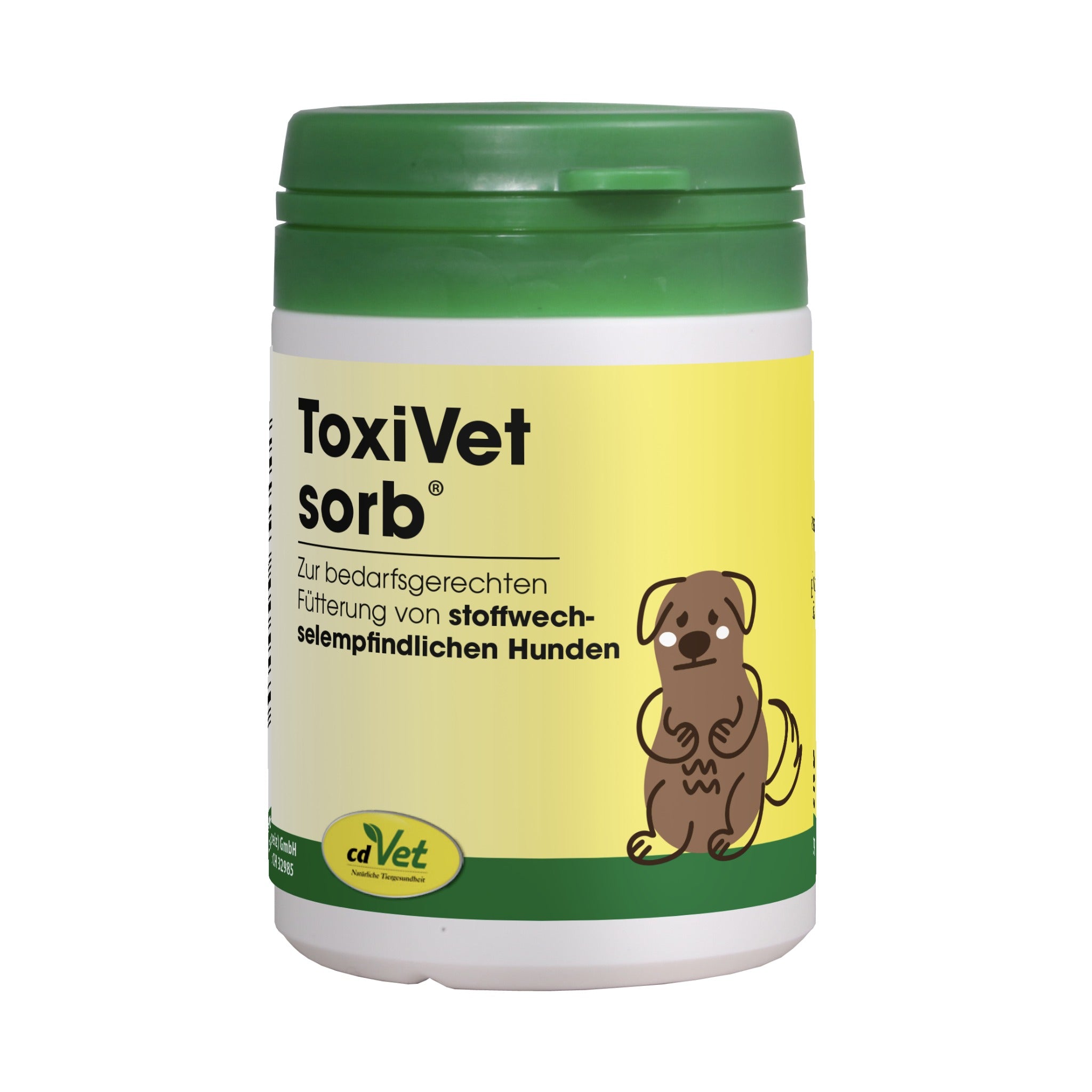 cdVet ToxiVet sorb - Natürliche Hilfe bei Durchfall für Hunde &amp; Katzen mit Präbiotika &amp; Bentonit zur Darmstärkung und Entgiftung