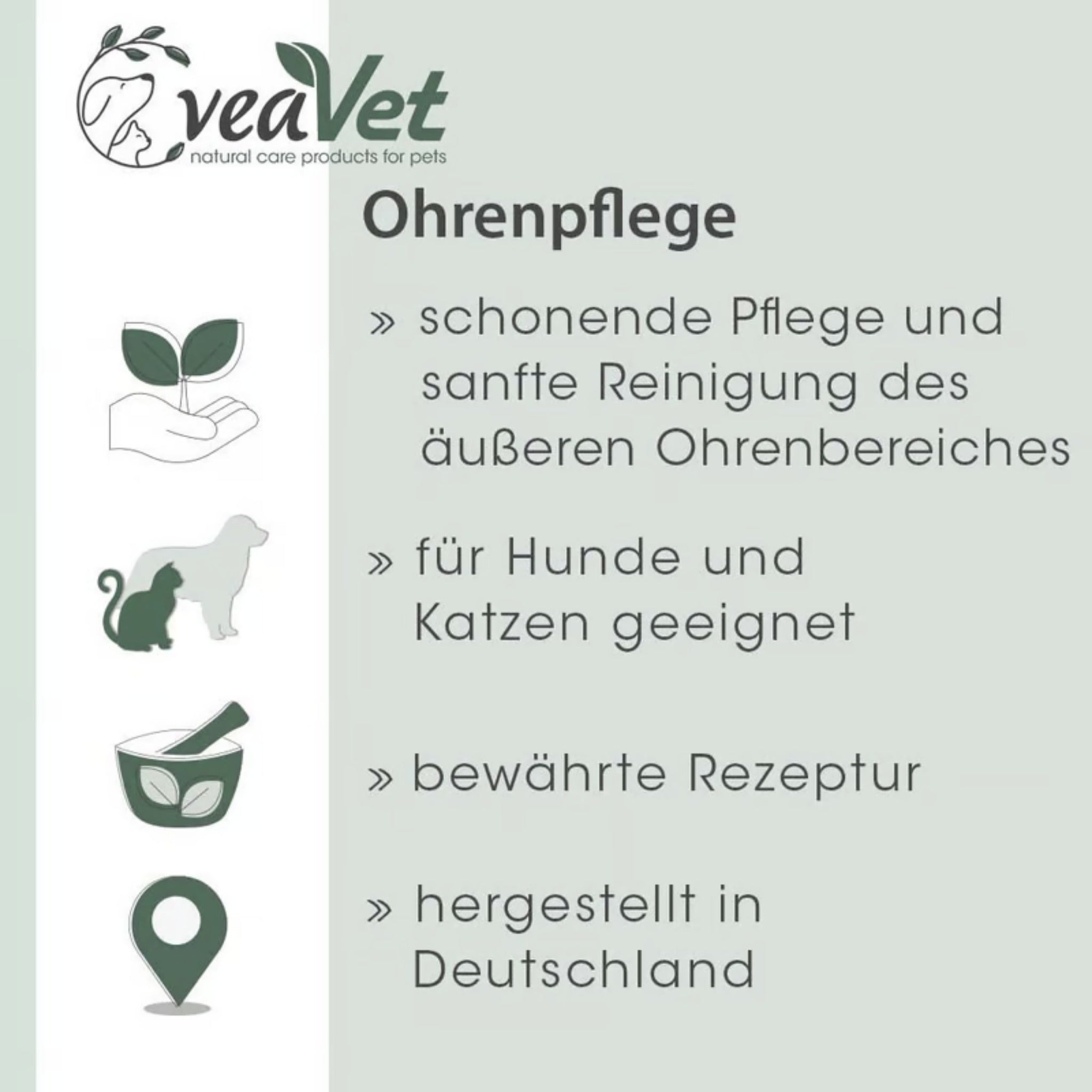 cdVet VeaVet Ohrenpflege mild für Hunde - Woofshack