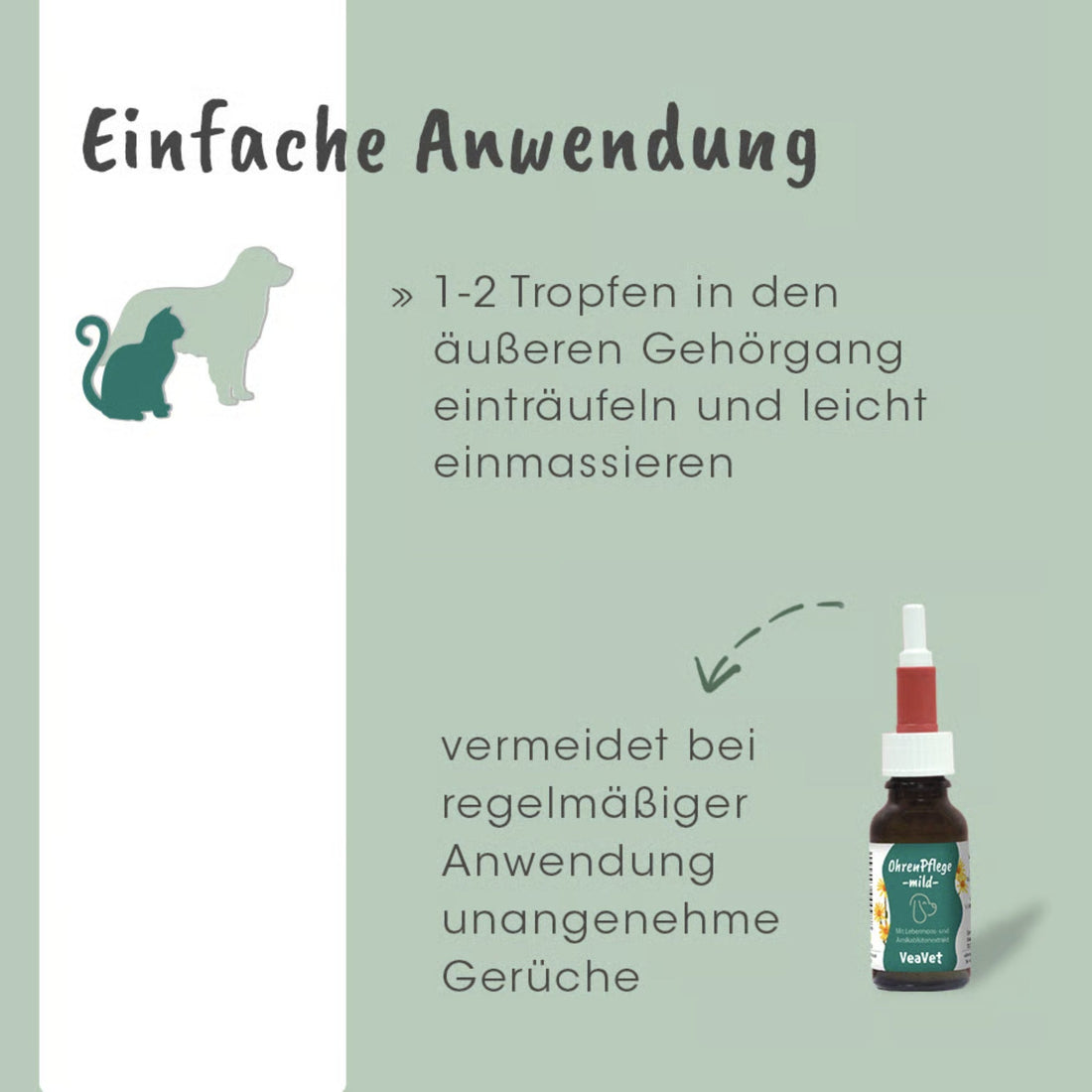 cdVet VeaVet Ohrenpflege mild für Hunde - Woofshack