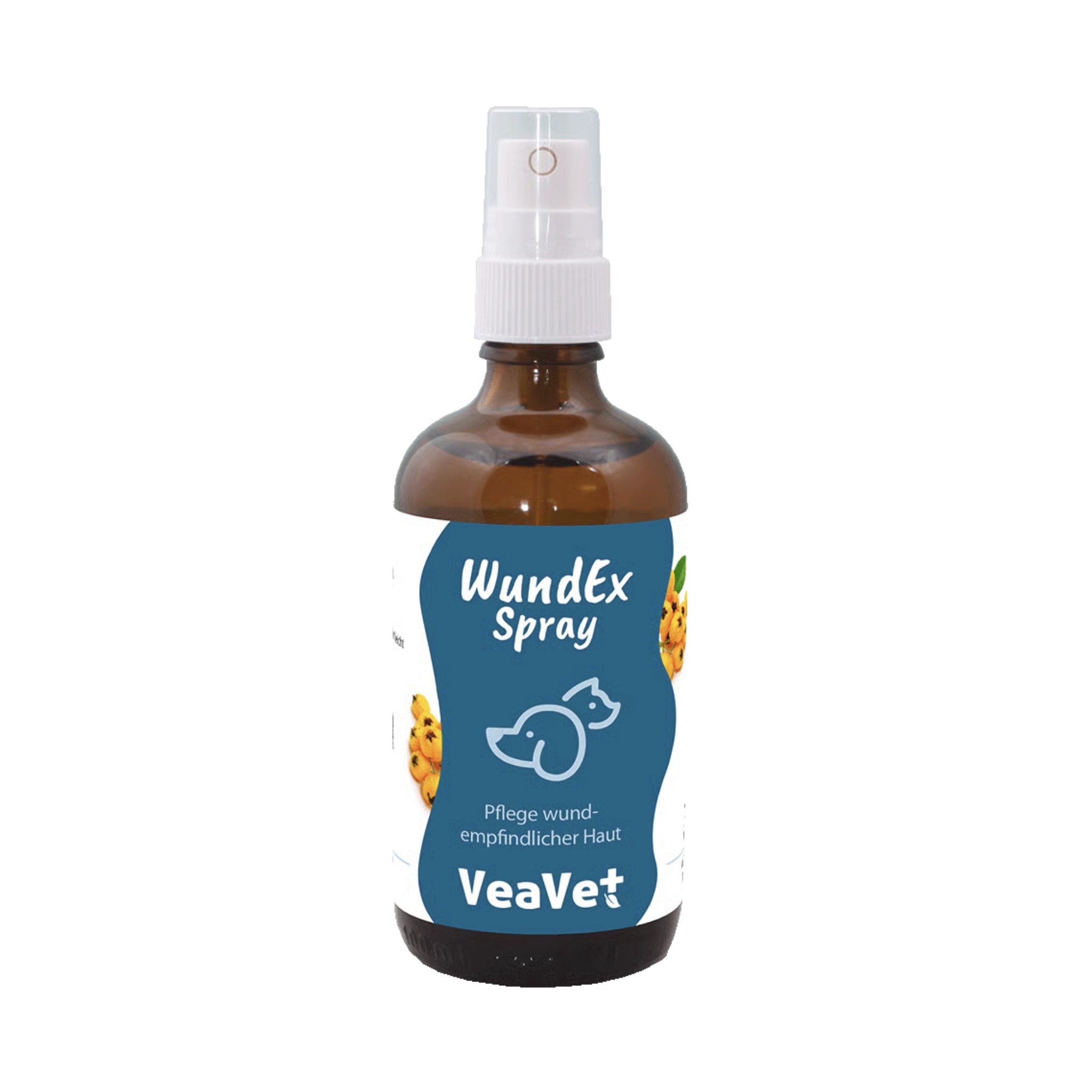 cdVet VeaVet WundEx Spray – Natürliche Wundpflege für Hunde &amp; Katzen bei empfindlicher, gereizter Haut