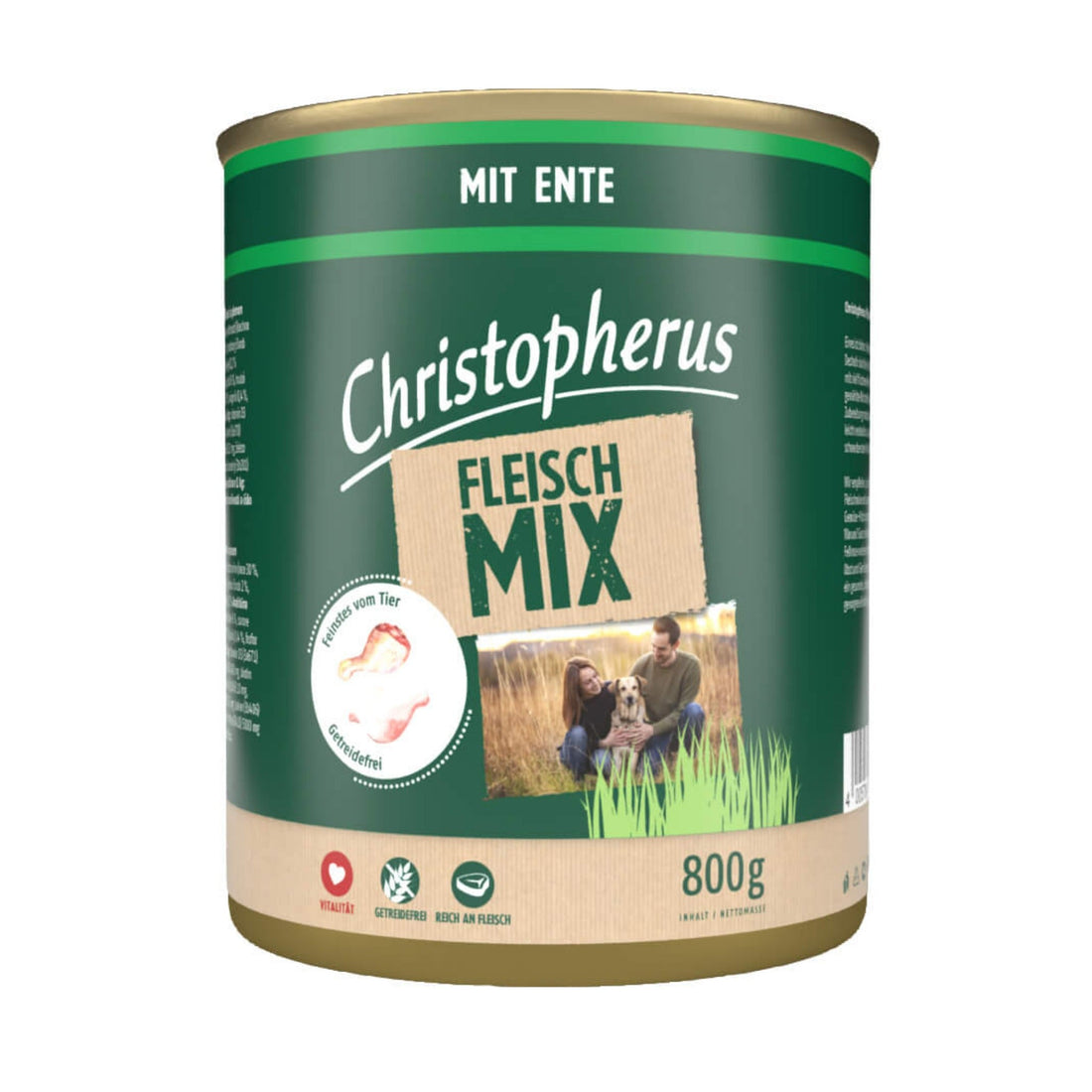 Christopherus Adult Fleischmix mit Ente, Hunde Nassfutter - Woofshack