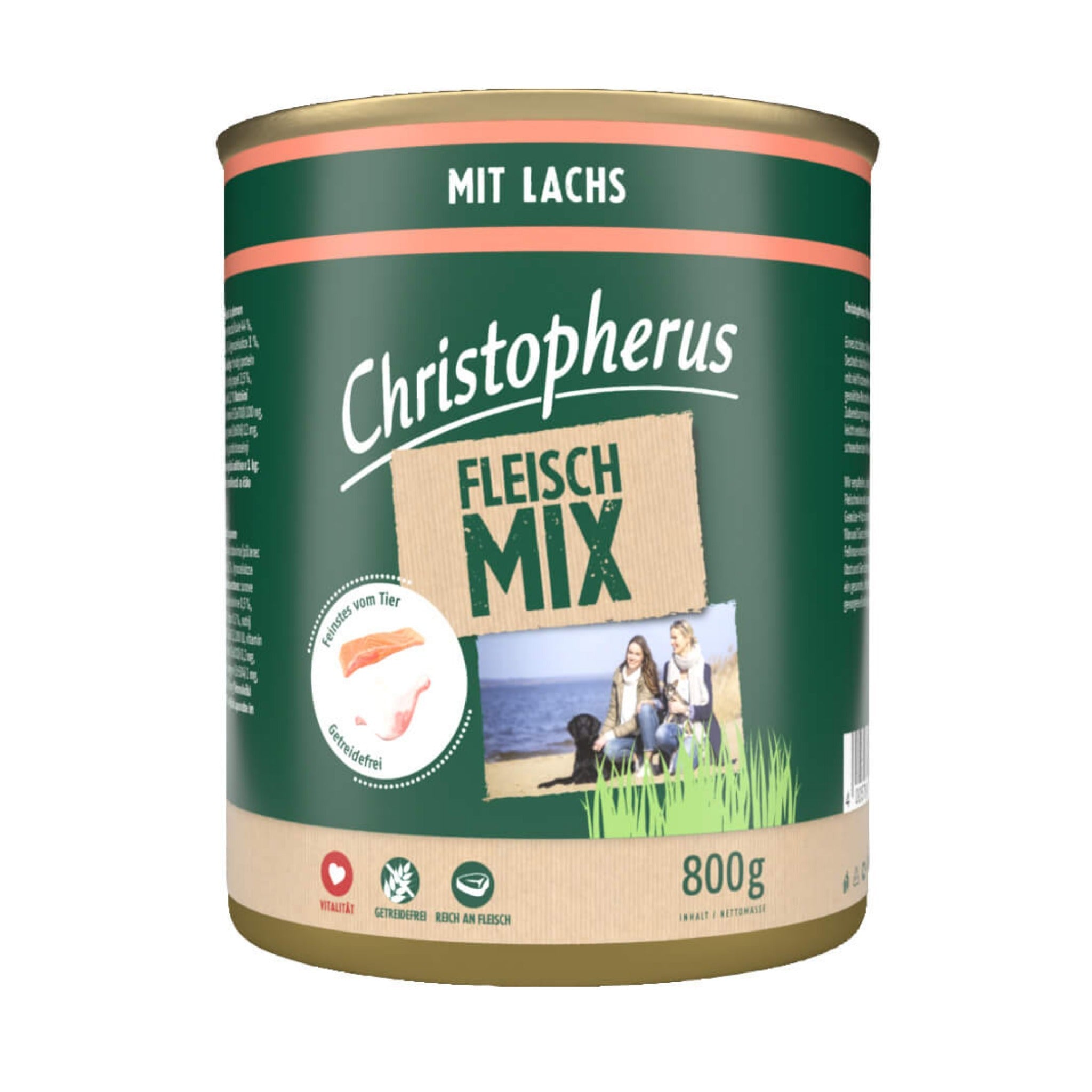 Christopherus Adult Fleischmix mit Lachs, Hunde Nassfutter - Woofshack