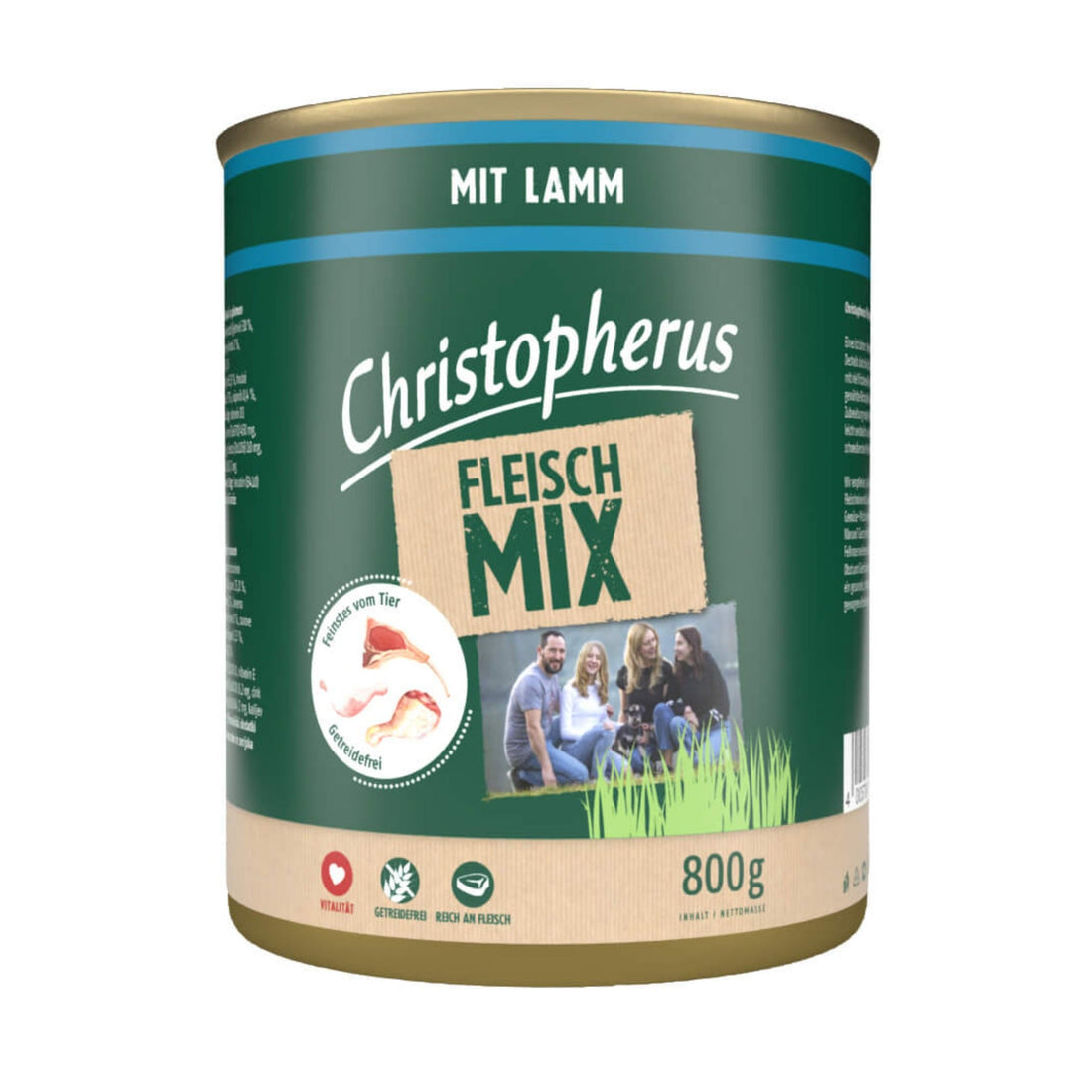 Christopherus Adult Fleischmix mit Lamm, Hunde Nassfutter - Woofshack