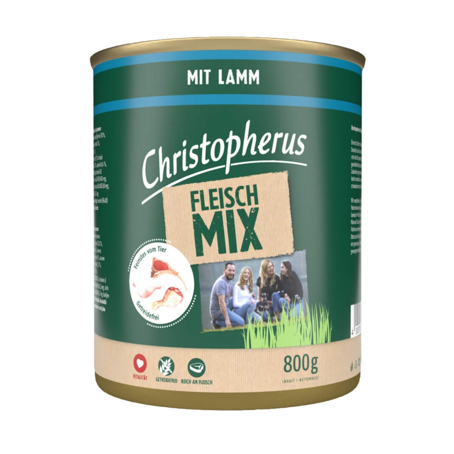 Christopherus Adult Fleischmix mit Lamm, Hunde Nassfutter - Woofshack