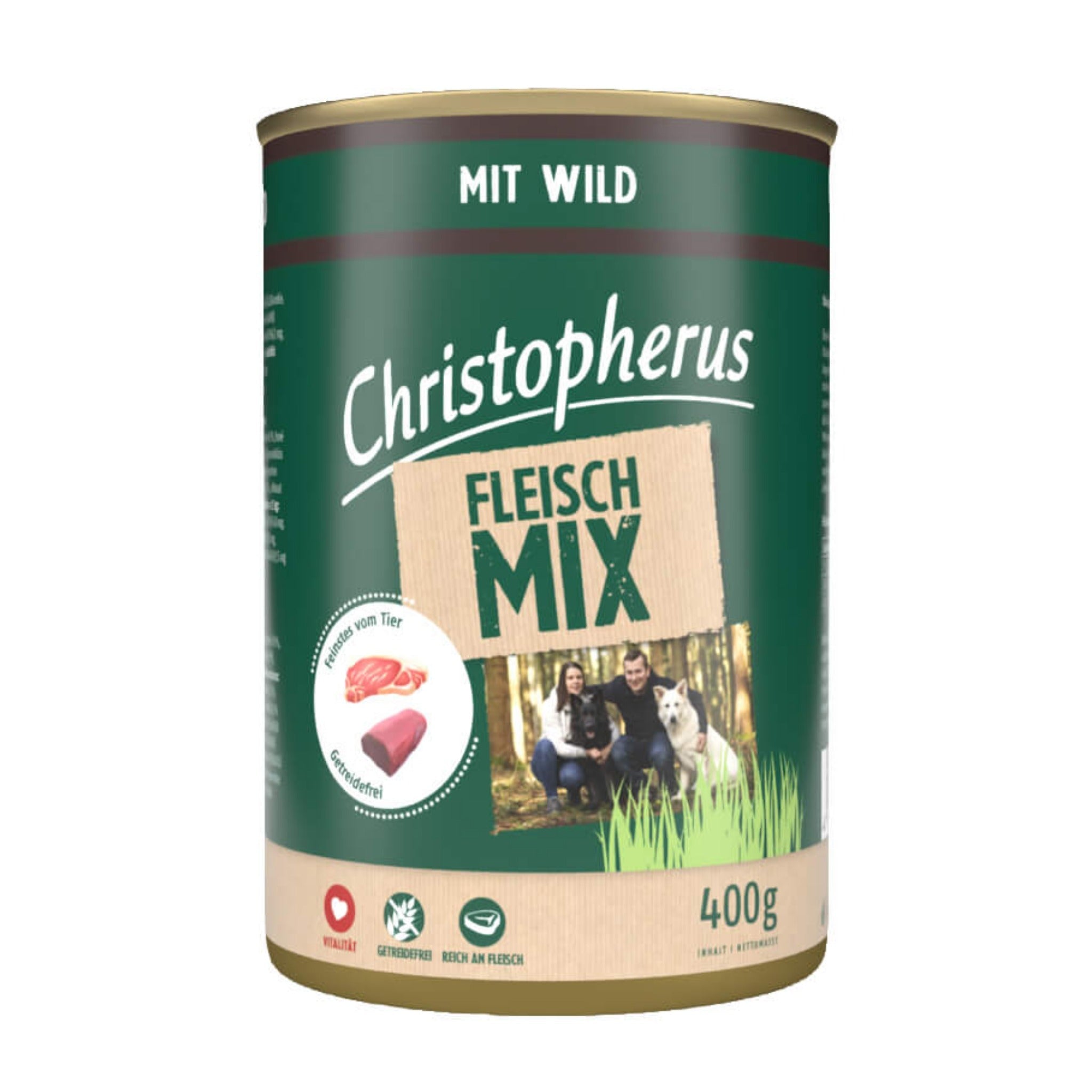 Christopherus Adult Fleischmix mit Wild, Hunde Nassfutter - Woofshack