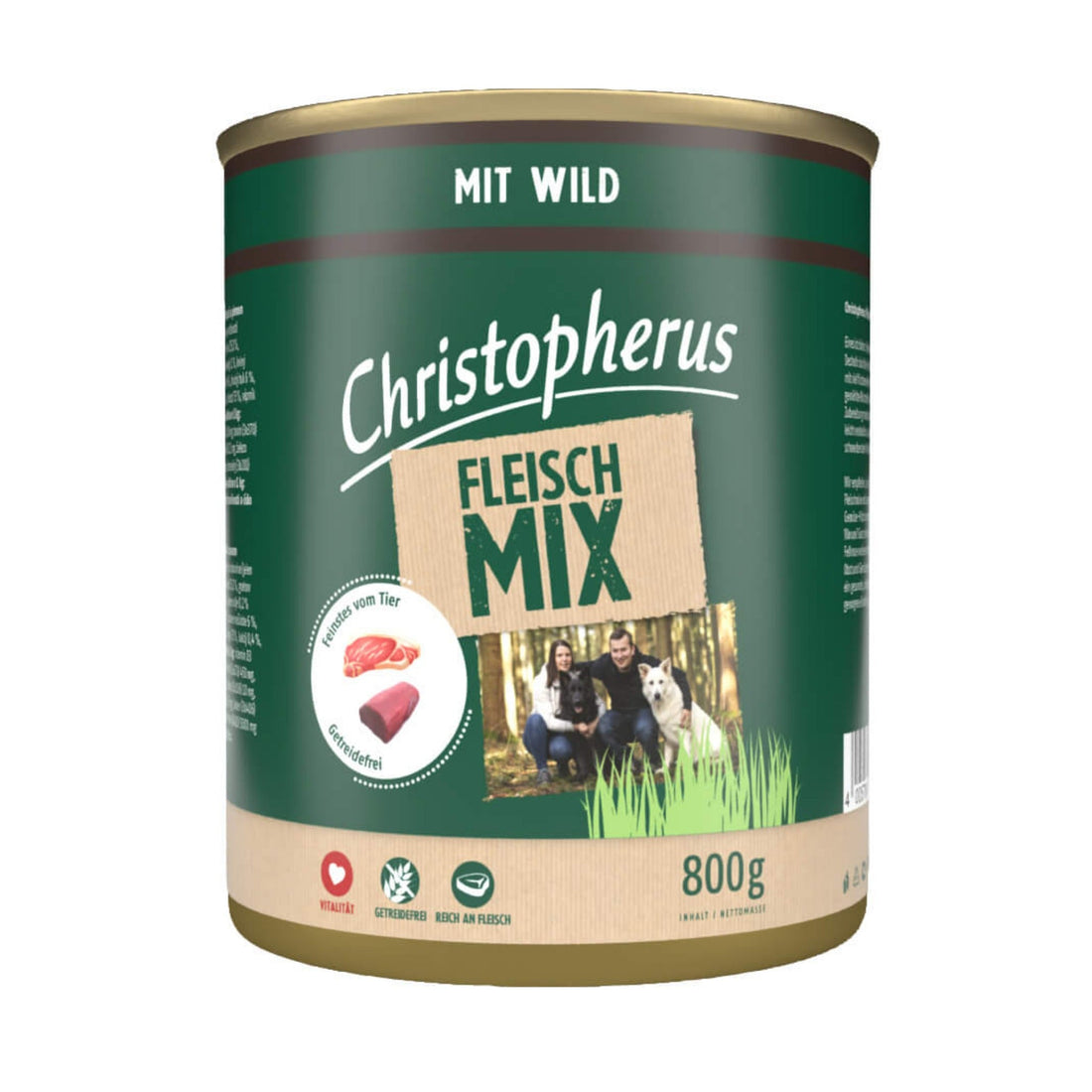 Christopherus Adult Fleischmix mit Wild, Hunde Nassfutter - Woofshack