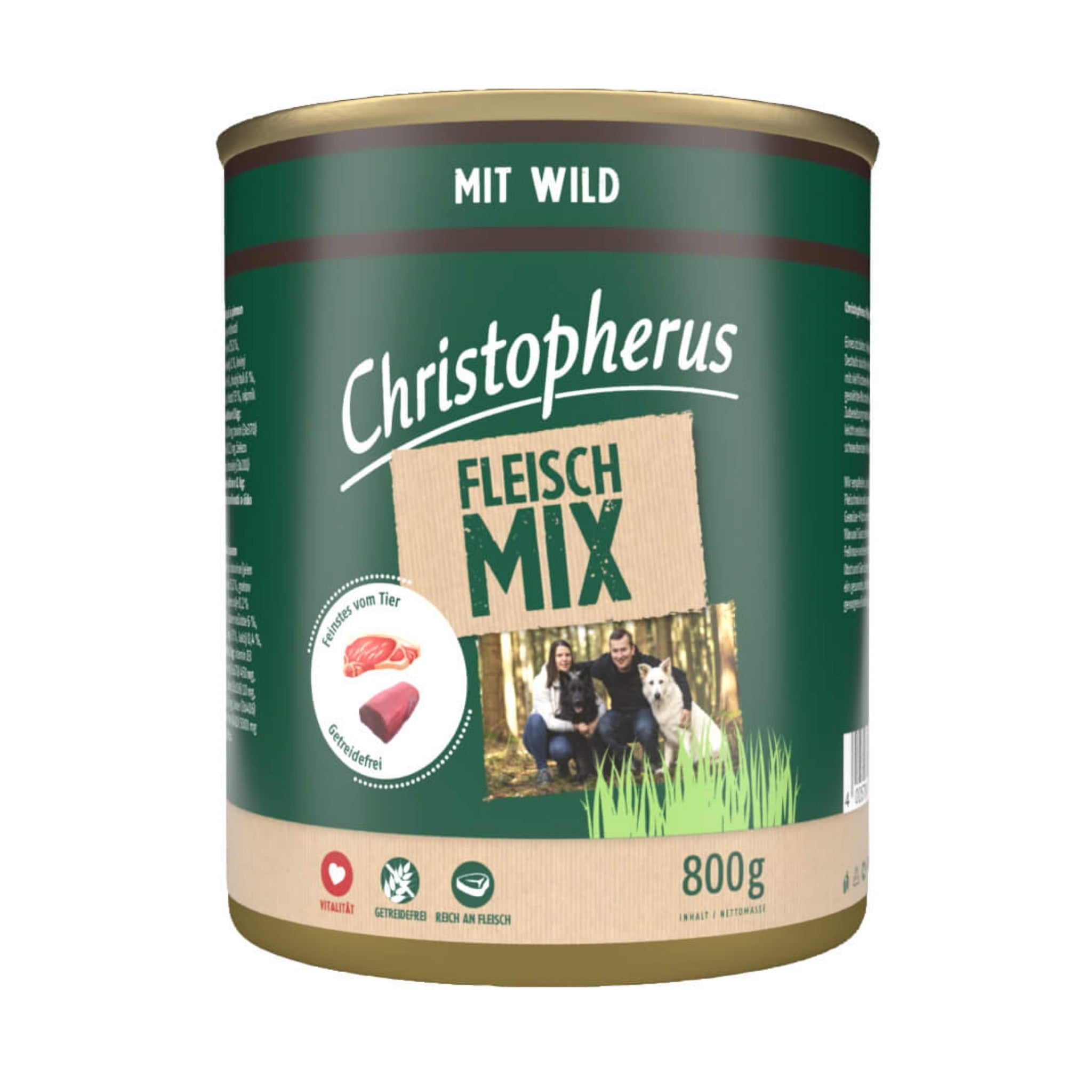 Christopherus Adult Fleischmix mit Wild, Hunde Nassfutter - Woofshack