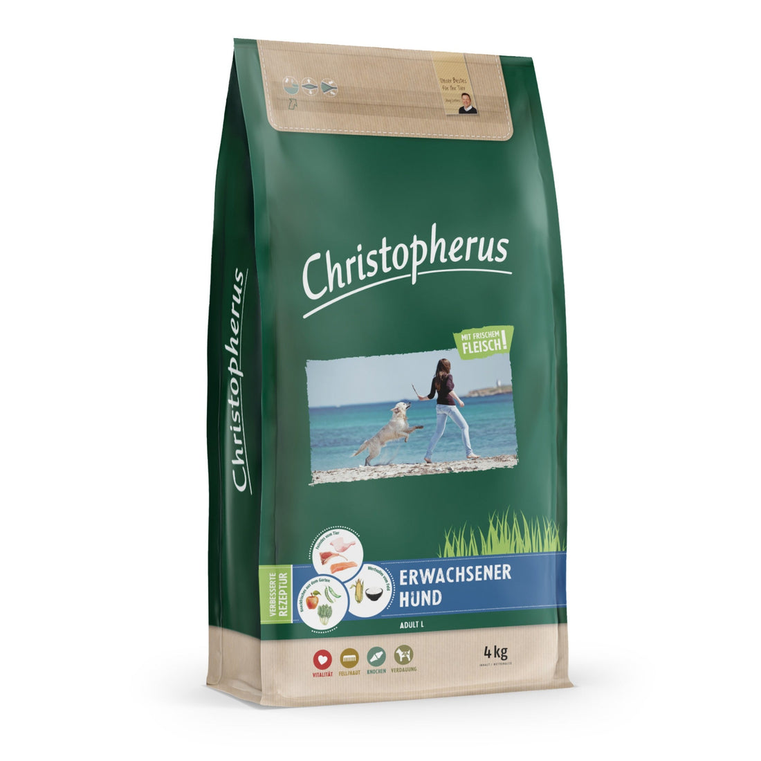 Christopherus Adult L Erwachsener Hund - große Rassen, Trockenfutter - Woofshack