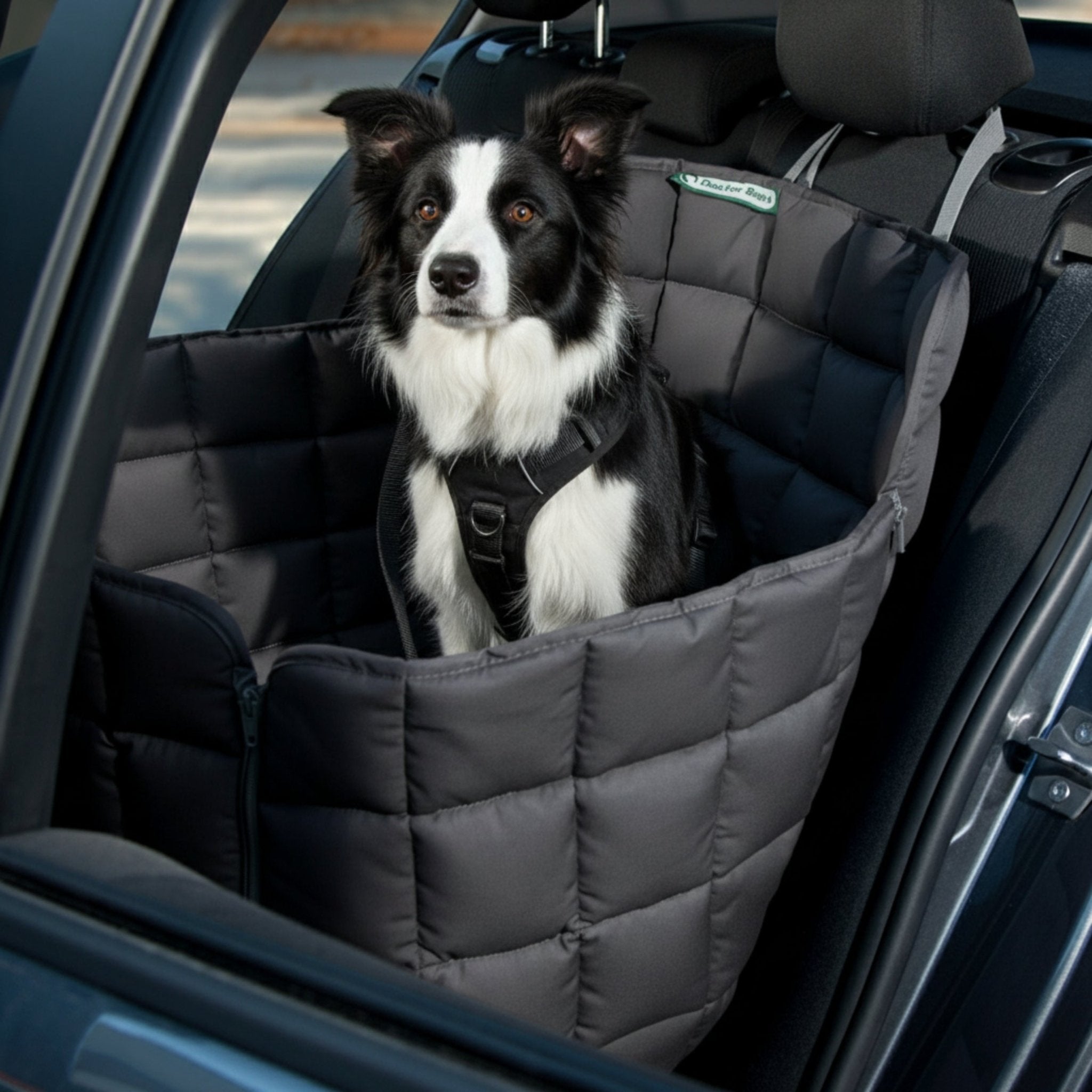 Doctor Bark 1 - Sitz Autoschondecke – Premium Autositz - Schutz für Hunde, kratzfest &amp; waschbar bis 95°C - Woofshack
